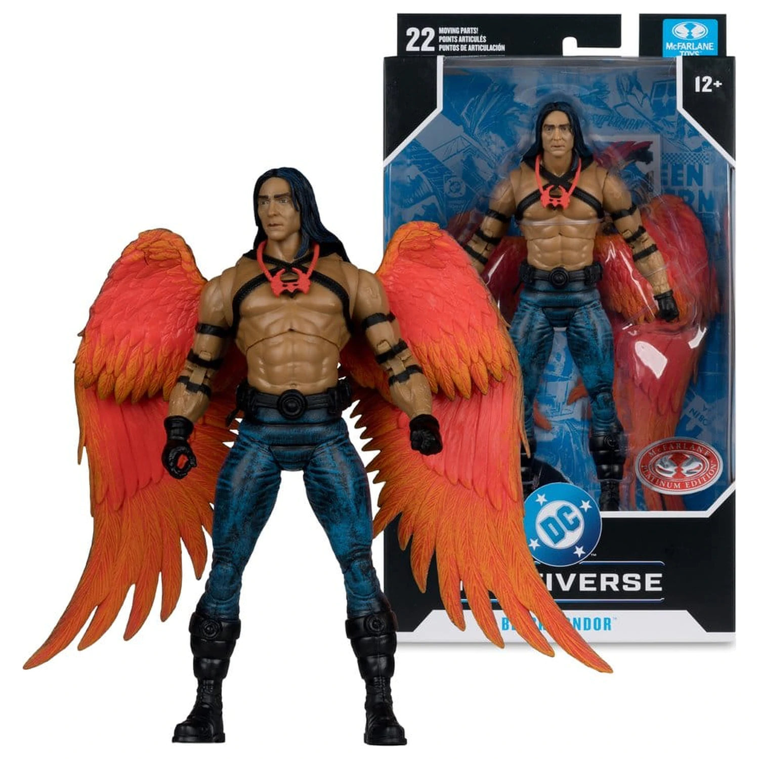 DC Multiverse Actionfigur Black Condor (DC Classic) (Red Platinum Edition) 27 cm Produktfoto