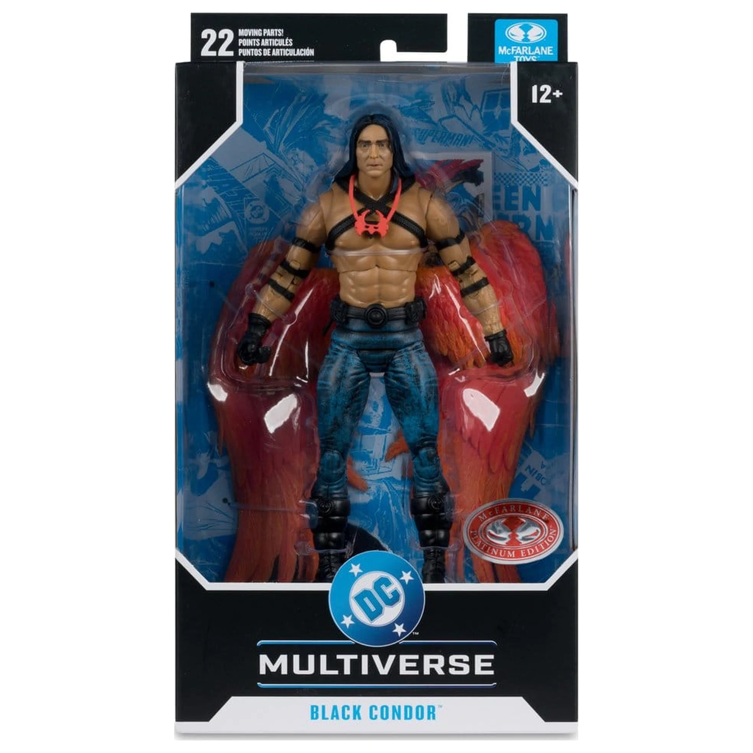 DC Multiverse Actionfigur Black Condor (DC Classic) (Red Platinum Edition) 27 cm Produktfoto