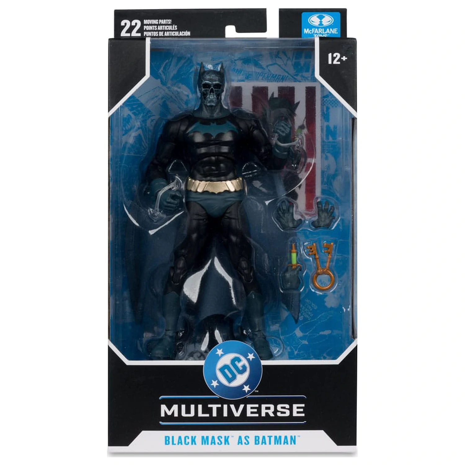 DC Multiverse Action Figur Black Mask as Batman (Beneath the Mask) 18 cm Produktfoto