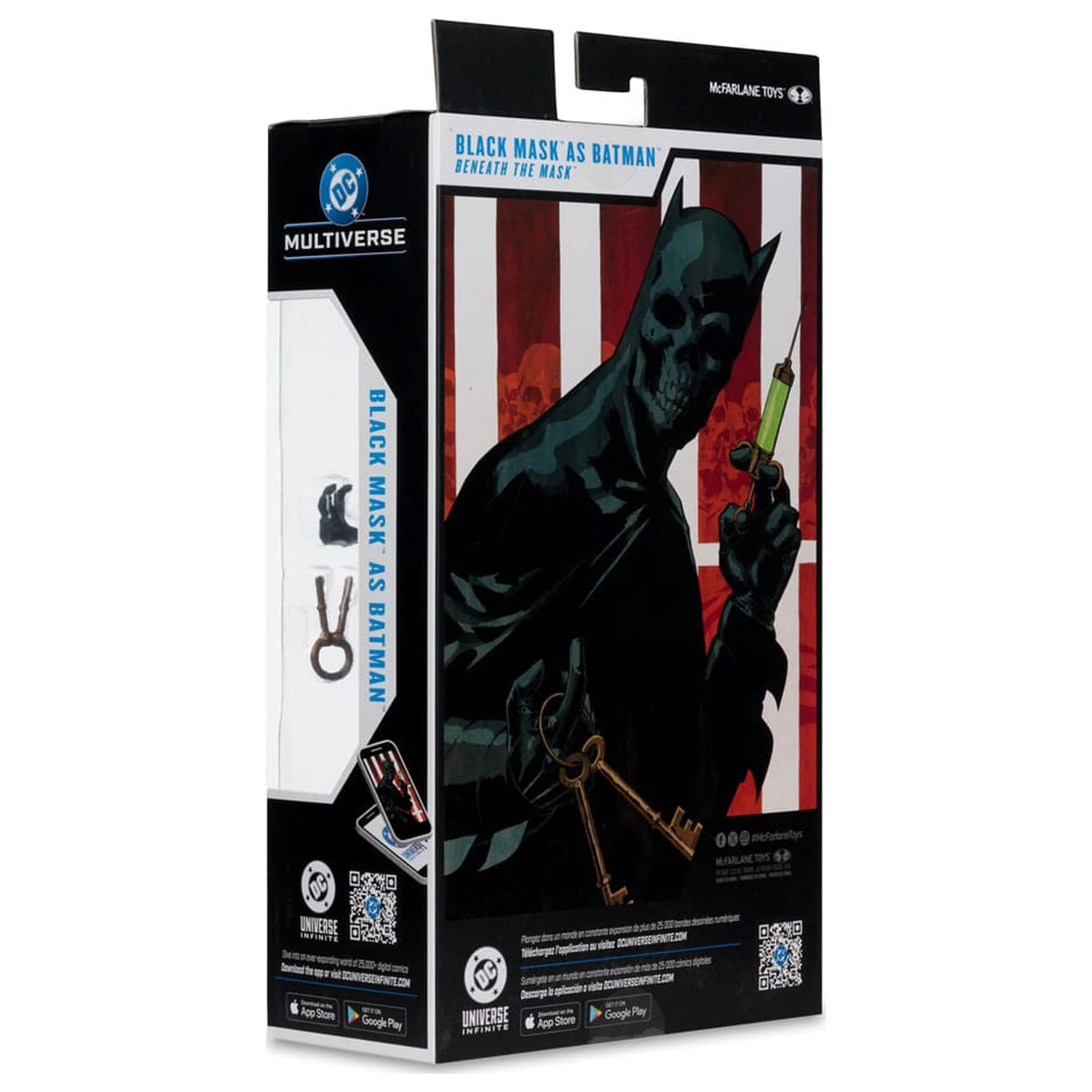 DC Multiverse Action Figur Black Mask as Batman (Beneath the Mask) 18 cm Produktfoto