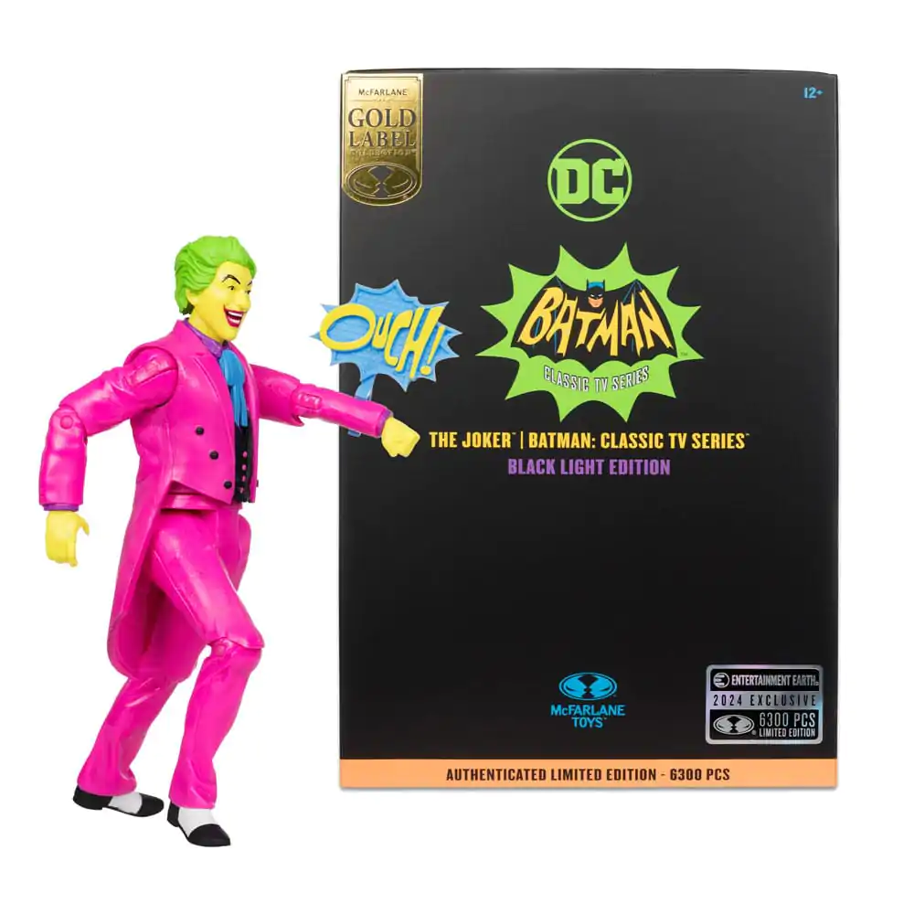 DC Multiverse Actionfigur BM66 The Joker (Black Light) (Gold Label) 18 cm termékfotó