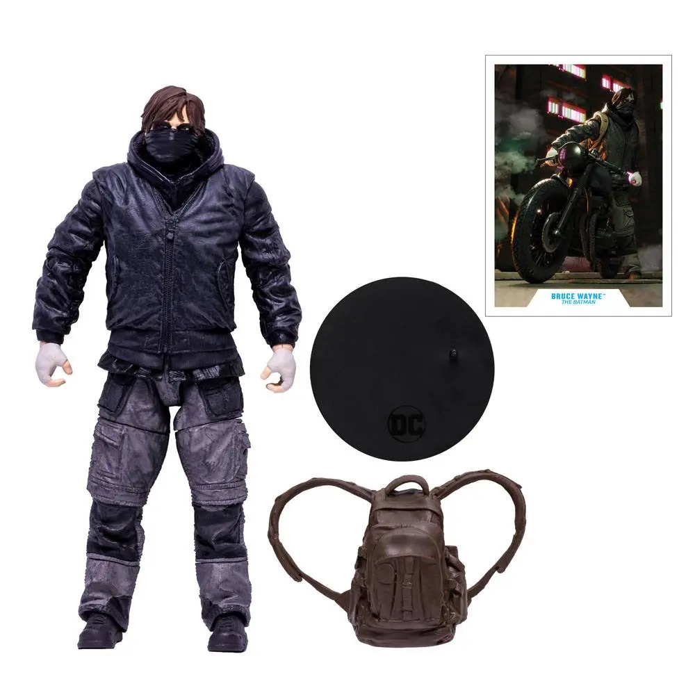 The Batman Movie Actionfigur Bruce Wayne Drifter 18 cm Produktfoto