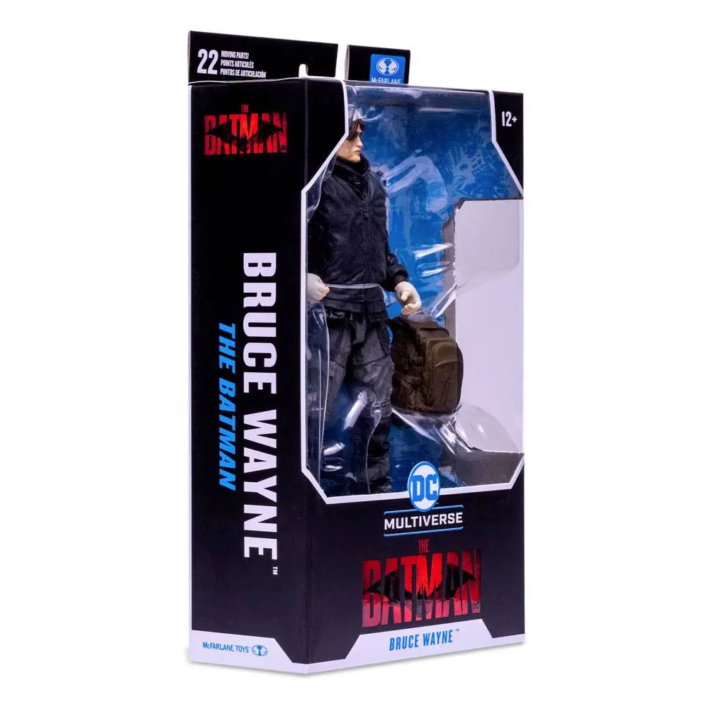 The Batman Movie Actionfigur Bruce Wayne Drifter Unmasked 18 cm Produktfoto