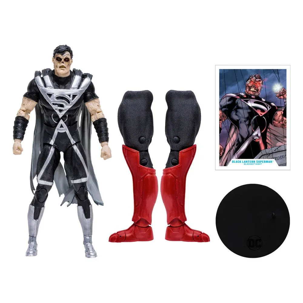 DC Multiverse Build A Actionfigur Black Lantern Superman (Blackest Night) 18 cm Produktfoto