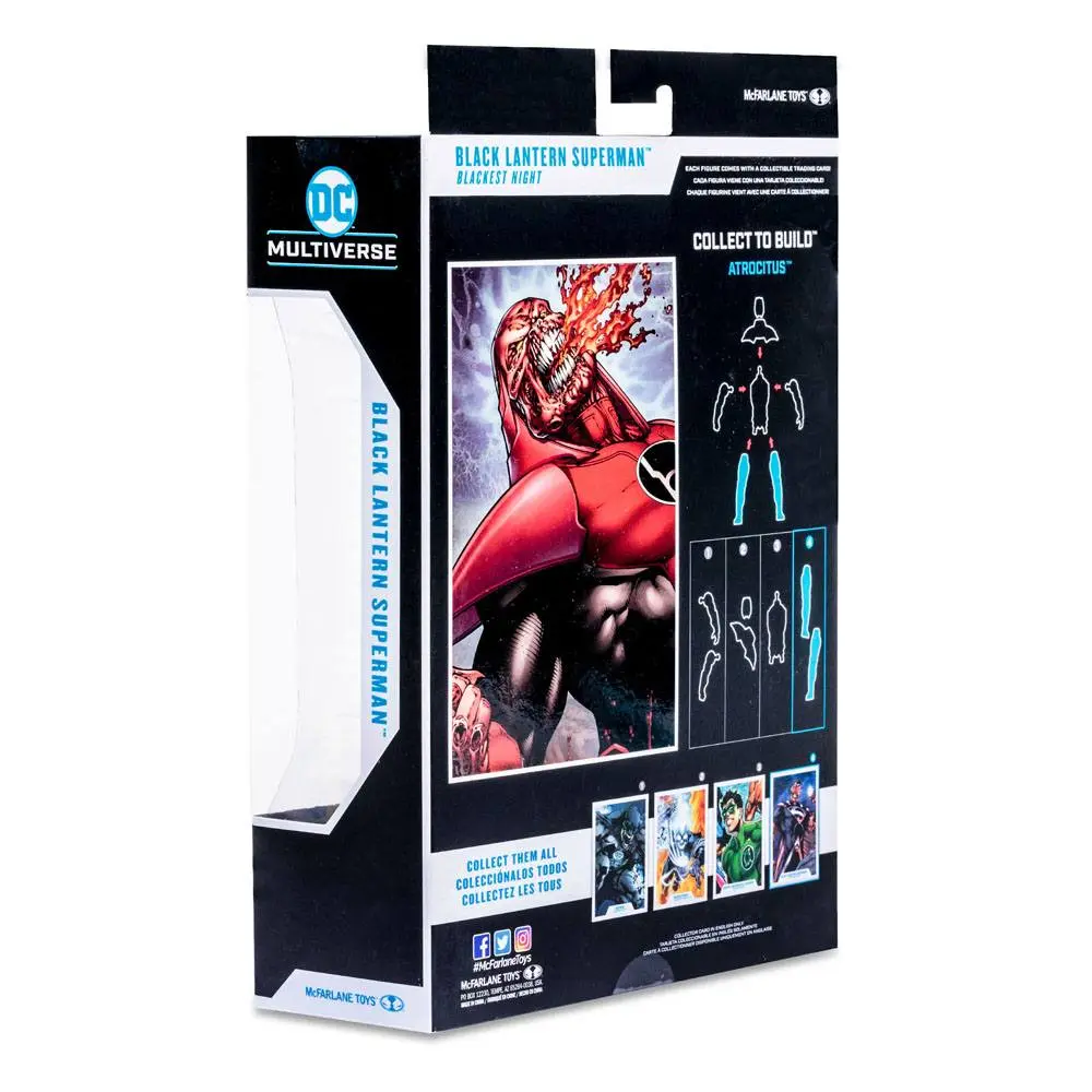 DC Multiverse Build A Actionfigur Black Lantern Superman (Blackest Night) 18 cm Produktfoto