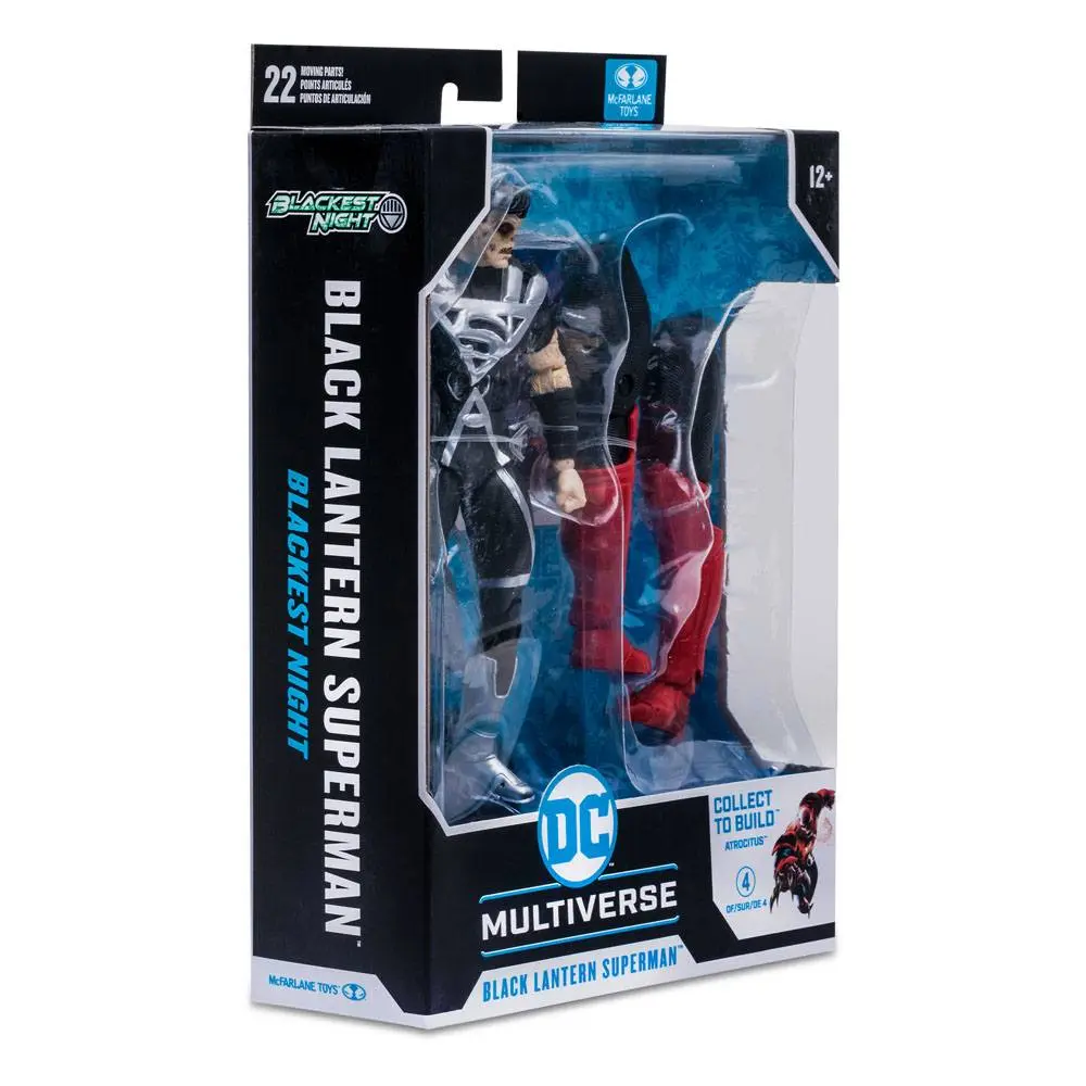 DC Multiverse Build A Actionfigur Black Lantern Superman (Blackest Night) 18 cm Produktfoto