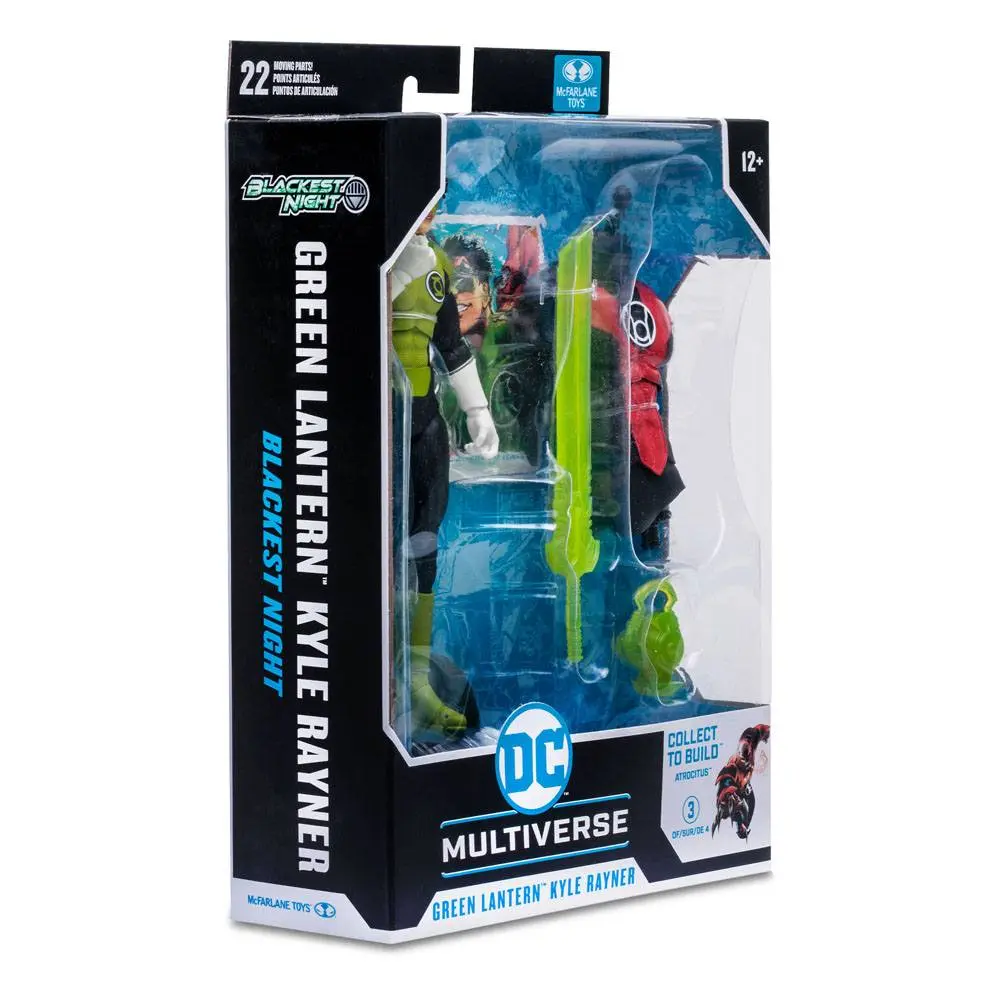 DC Multiverse Build A Actionfigur Kyle Rayner (Blackest Night) 18 cm Produktfoto