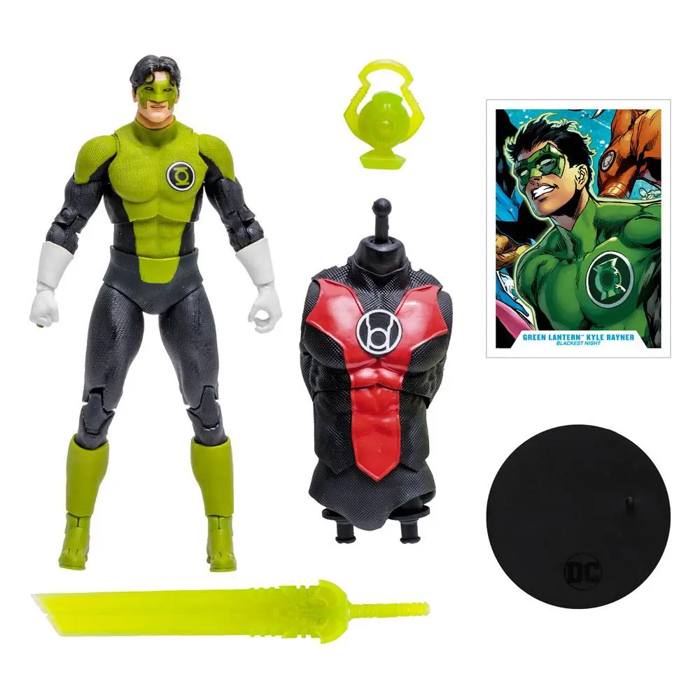 DC Multiverse Build A Actionfigur Kyle Rayner (Blackest Night) 18 cm Produktfoto