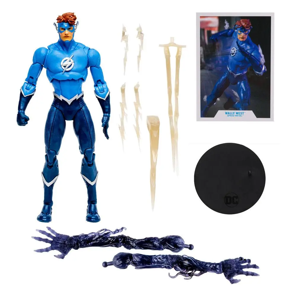 DC Multiverse Build A Actionfigur Wally West (Speed Metal) 18 cm Produktfoto