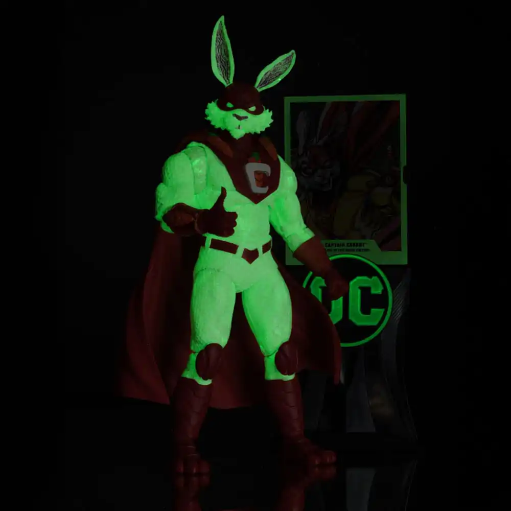 DC Multiverse Actionfigur Captain Carrot (Justice League Incarnate) Glow In The Dark Edition (Gold Label) 18 cm Produktfoto