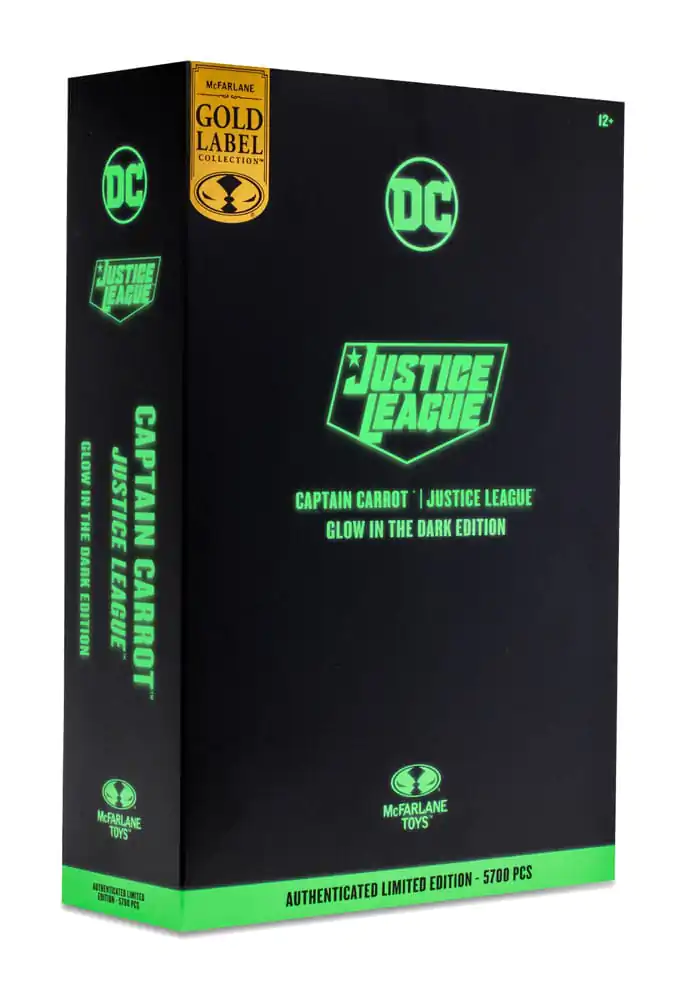 DC Multiverse Actionfigur Captain Carrot (Justice League Incarnate) Glow In The Dark Edition (Gold Label) 18 cm Produktfoto