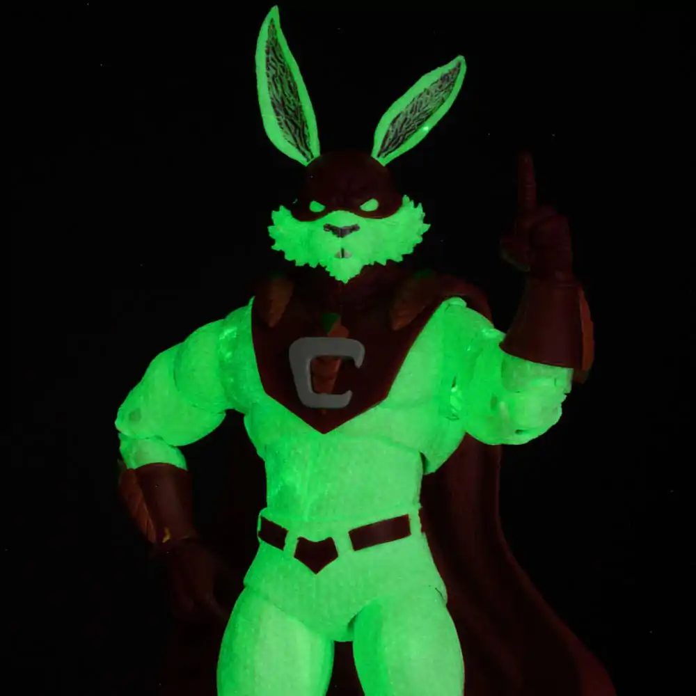 DC Multiverse Actionfigur Captain Carrot (Justice League Incarnate) Glow In The Dark Edition (Gold Label) 18 cm Produktfoto