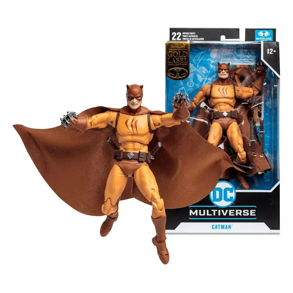 DC Multiverse Actionfigur Catman (Villains United) (Gold Label) 18 cm Produktfoto