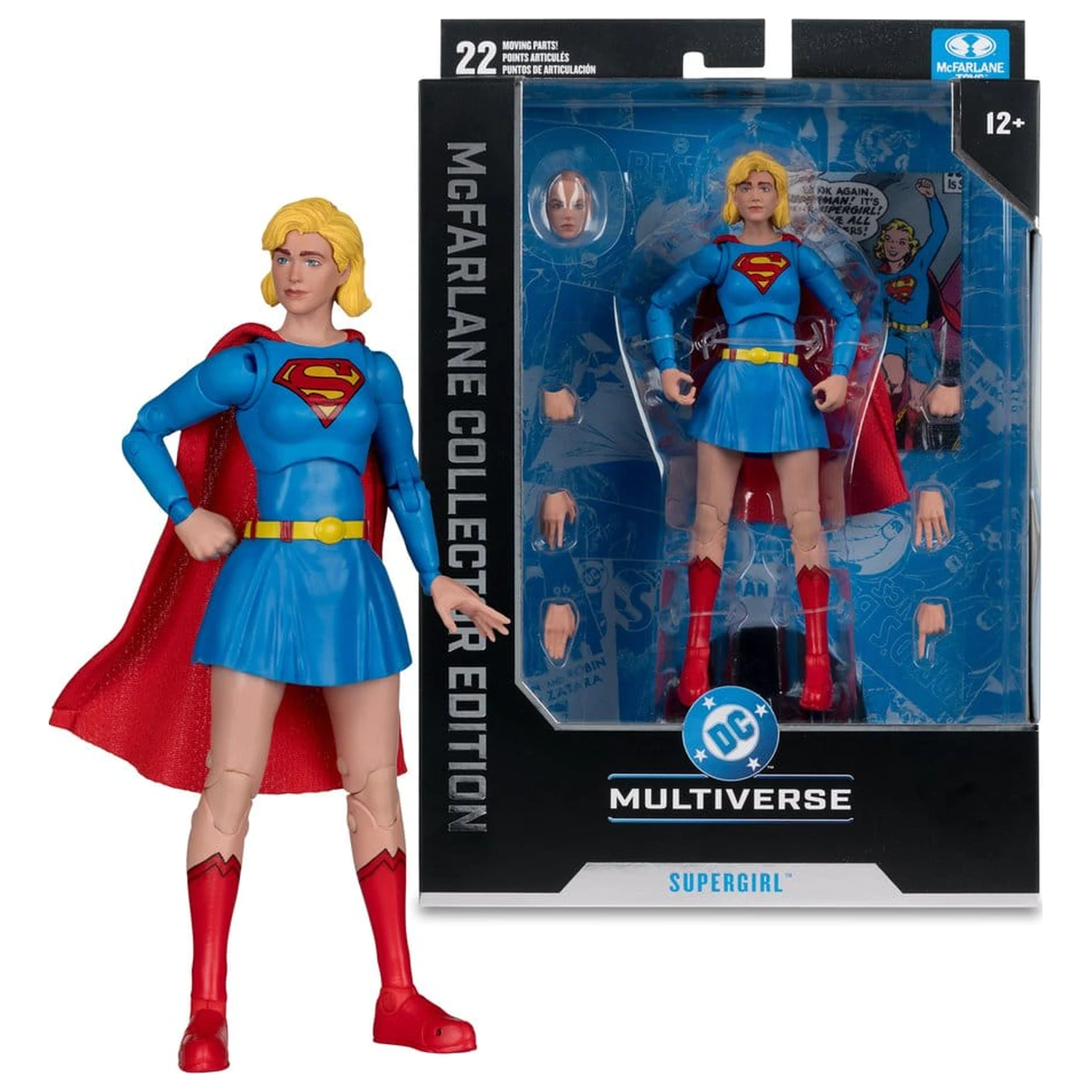 DC Multiverse Sammleredition Actionfigur Supergirl (Collector Edition #59) 18 cm Produktfoto