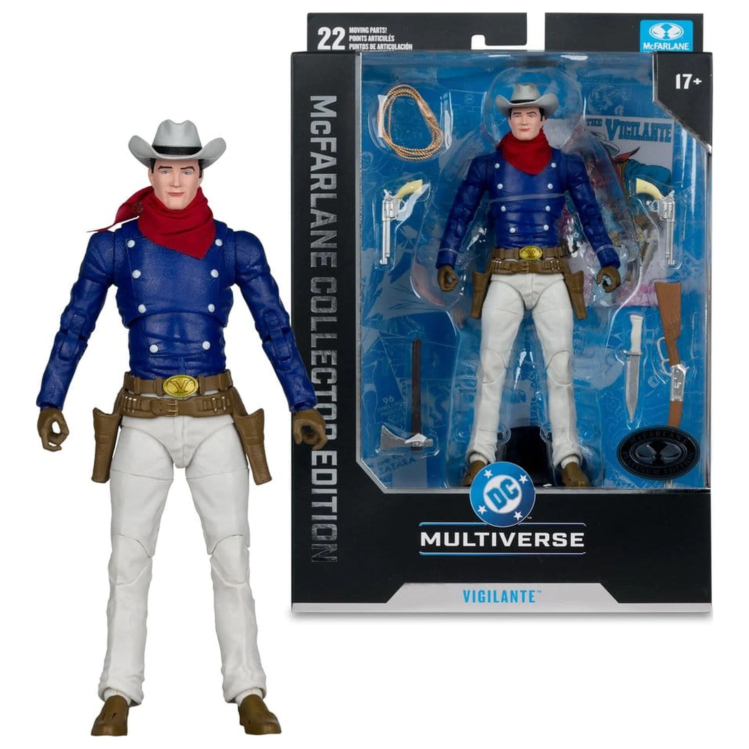 DC Multiverse Collector Edition Actionfigur Vigilante (All Star Squadron) (Collector Edition #56) 18 cm Produktfoto