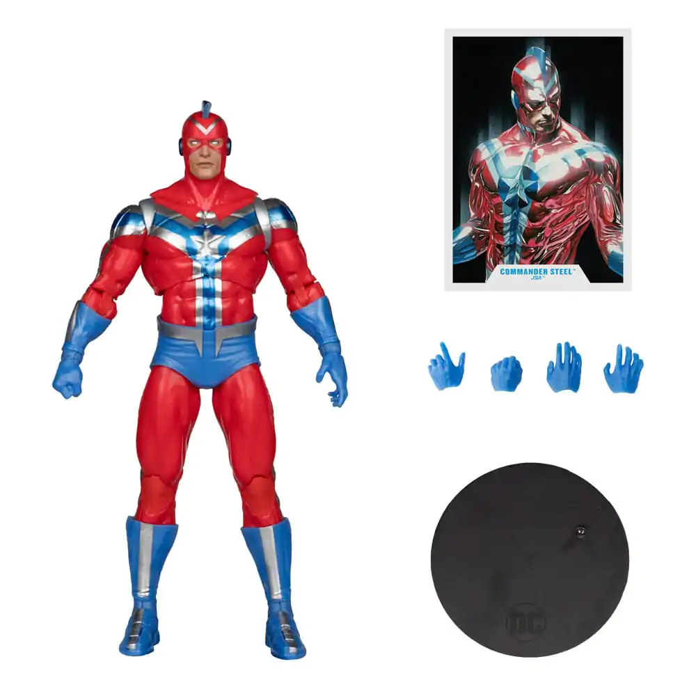 DC Multiverse Actionfigur Commander Steel (JSA) (Gold Label) 18 cm Produktfoto