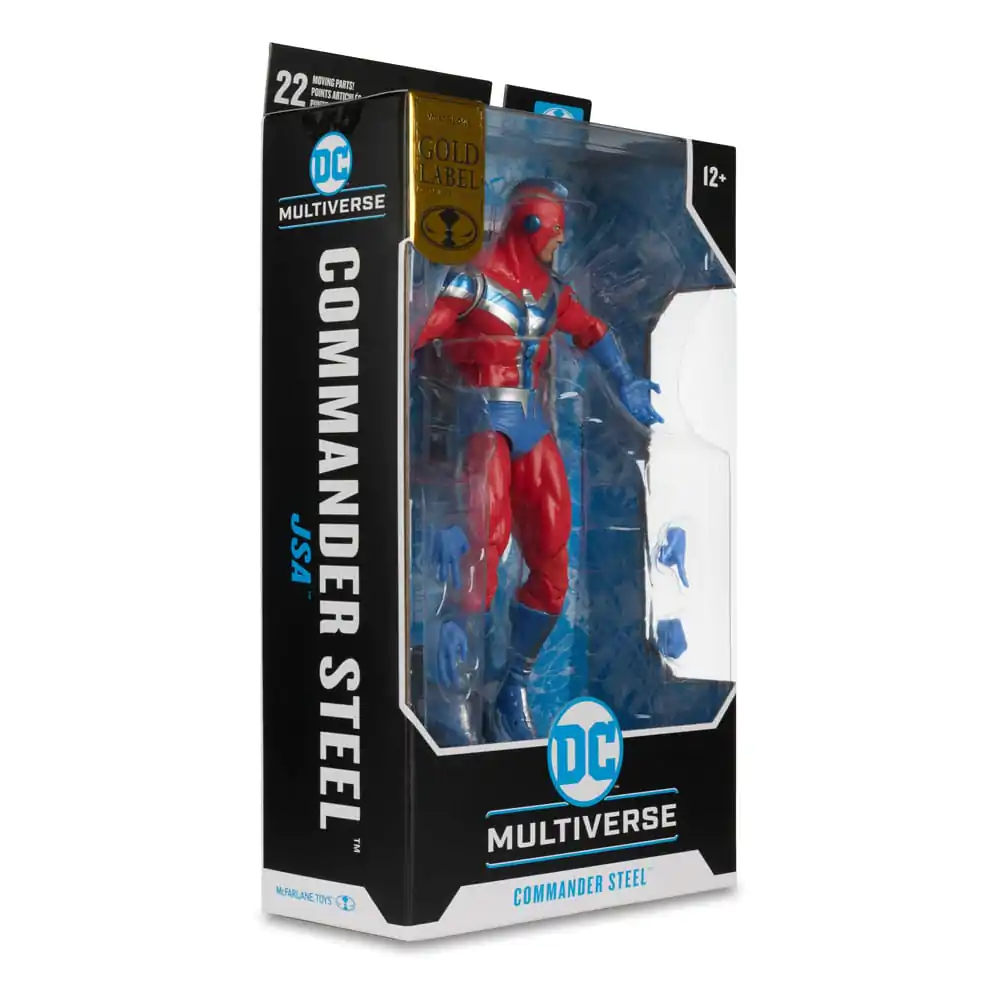 DC Multiverse Actionfigur Commander Steel (JSA) (Gold Label) 18 cm Produktfoto