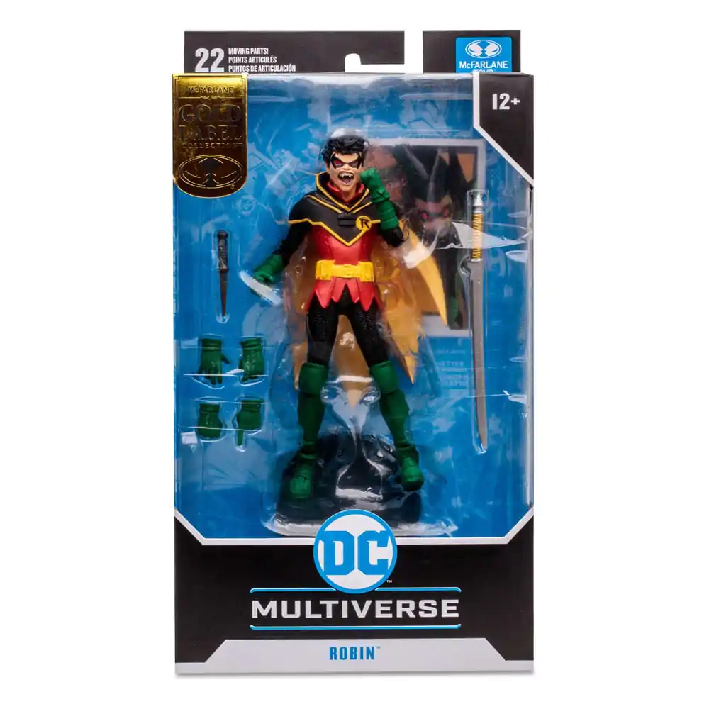 DC Multiverse Actionfigur Damian Wayne Robin (DC vs. Vampires) (Gold Label) 18 cm Produktfoto