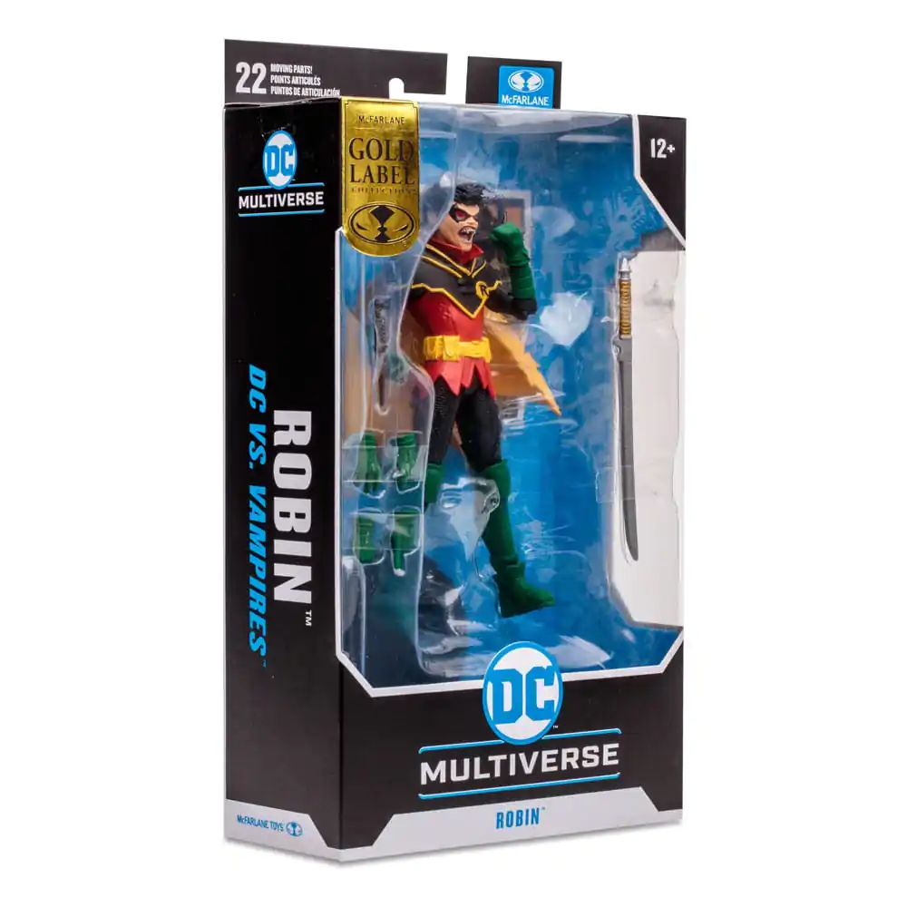DC Multiverse Actionfigur Damian Wayne Robin (DC vs. Vampires) (Gold Label) 18 cm Produktfoto