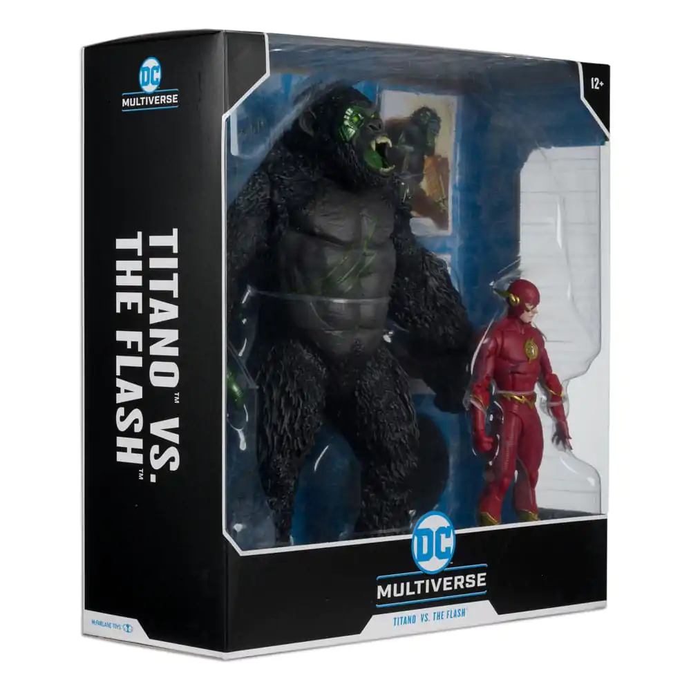 DC Multiverse Action Figur 2er-Pack Flash vs. Titano 18 cm Produktfoto