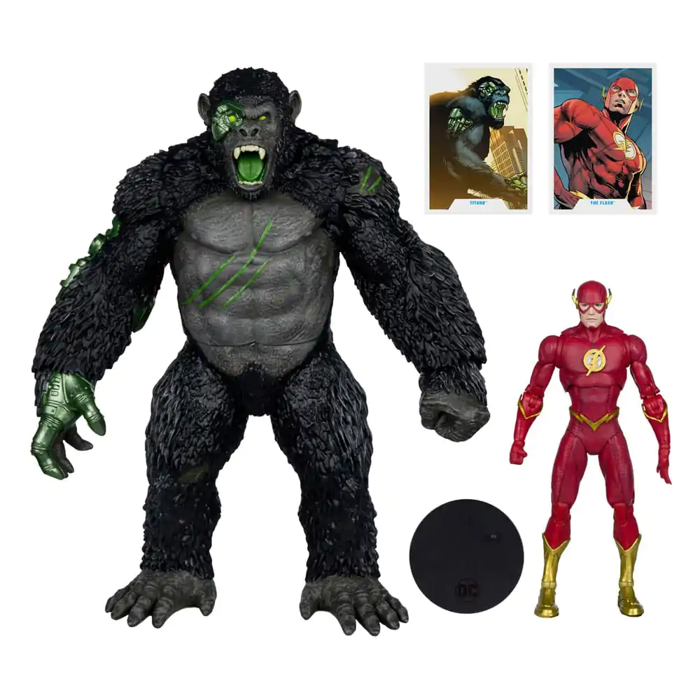 DC Multiverse Action Figur 2er-Pack Flash vs. Titano 18 cm Produktfoto