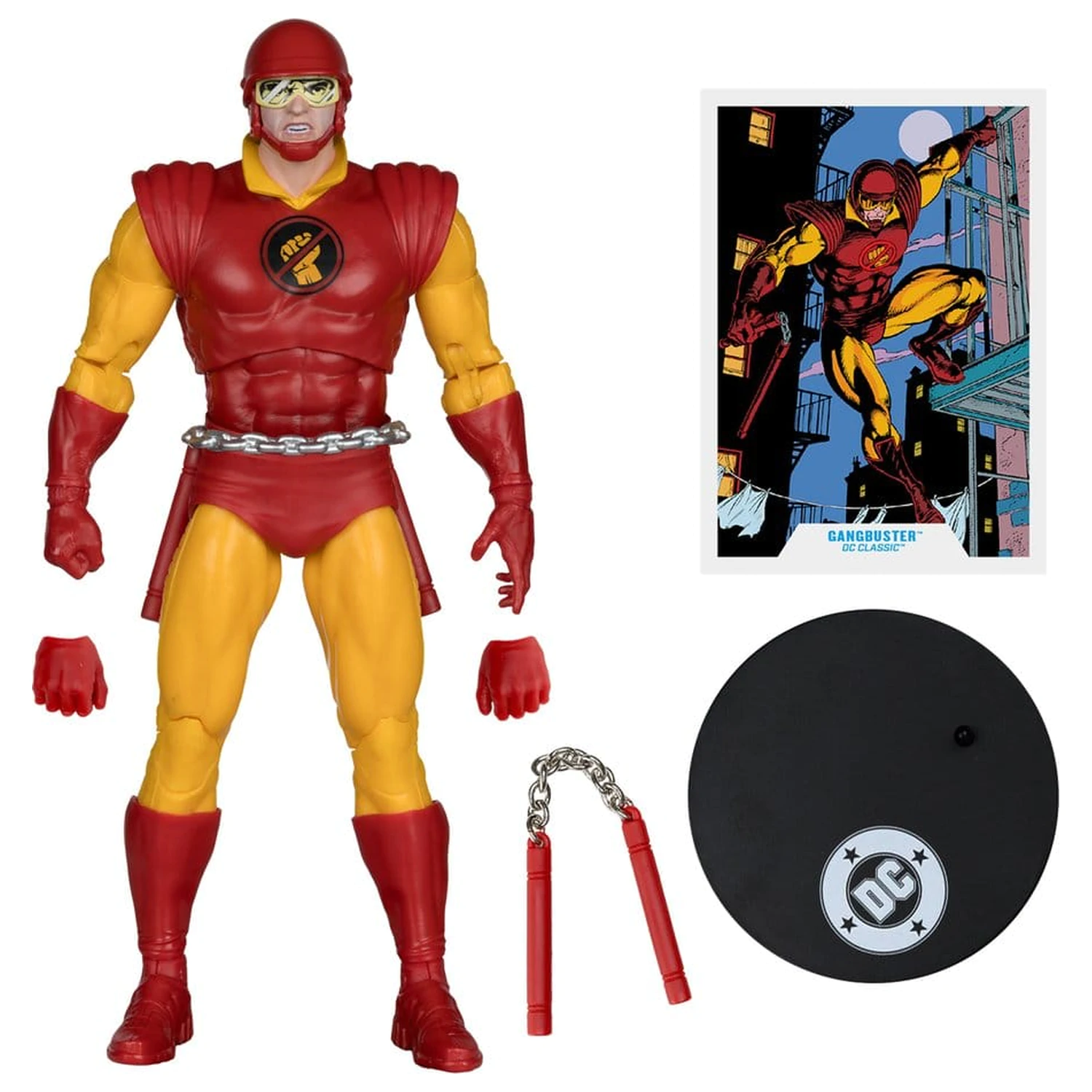 DC Multiverse Actionfigur Gangbuster (DC Classic) (Red Platinum Edition) 18 cm Produktfoto