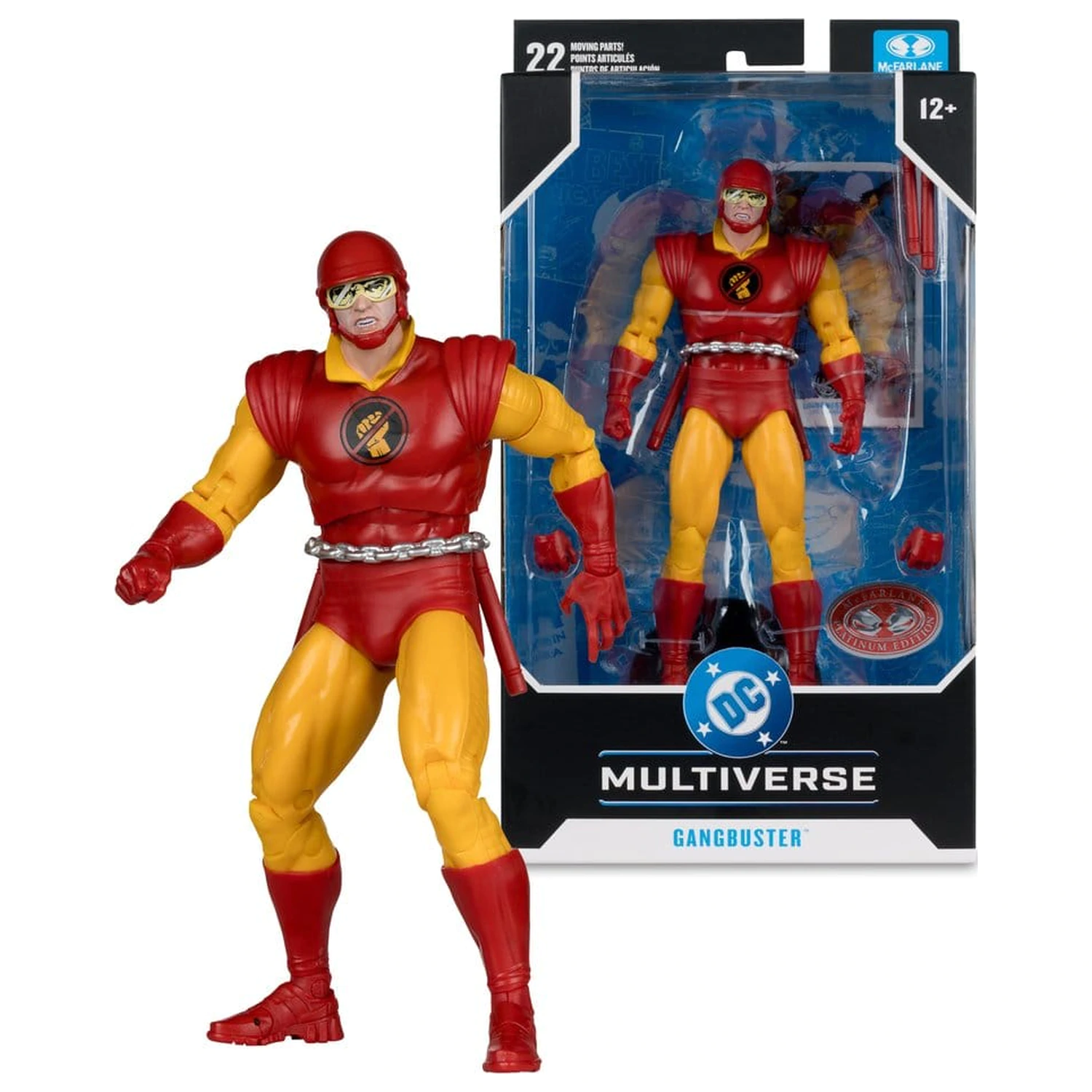 DC Multiverse Actionfigur Gangbuster (DC Classic) (Red Platinum Edition) 18 cm Produktfoto