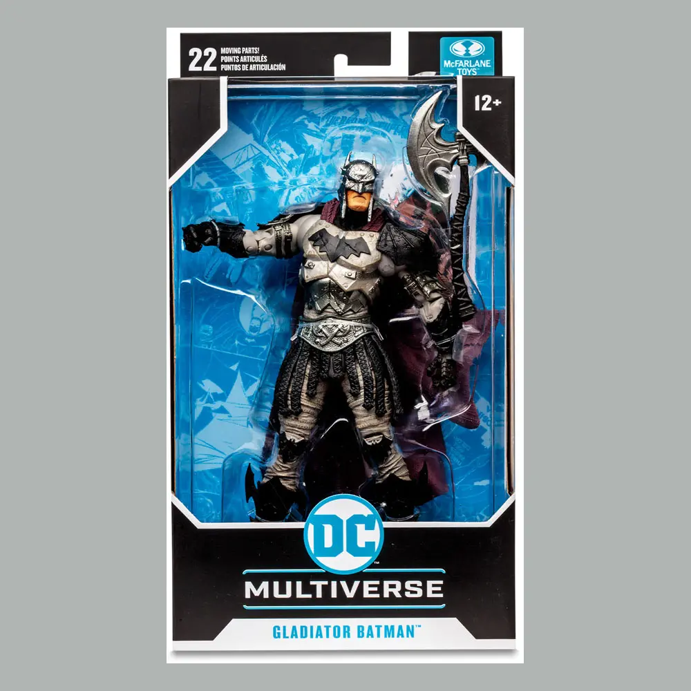 DC Multiverse Actionfigur Gladiator Batman (Dark Metal) 18 cm Produktfoto