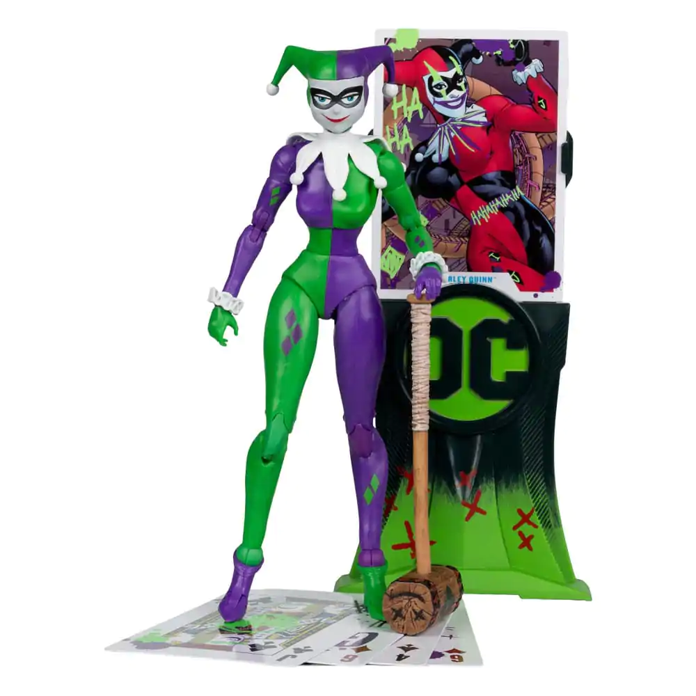 DC Multiverse Actionfigur Harley Quinn (DC Classic) Jokerized (Gold Label) 18 cm termékfotó