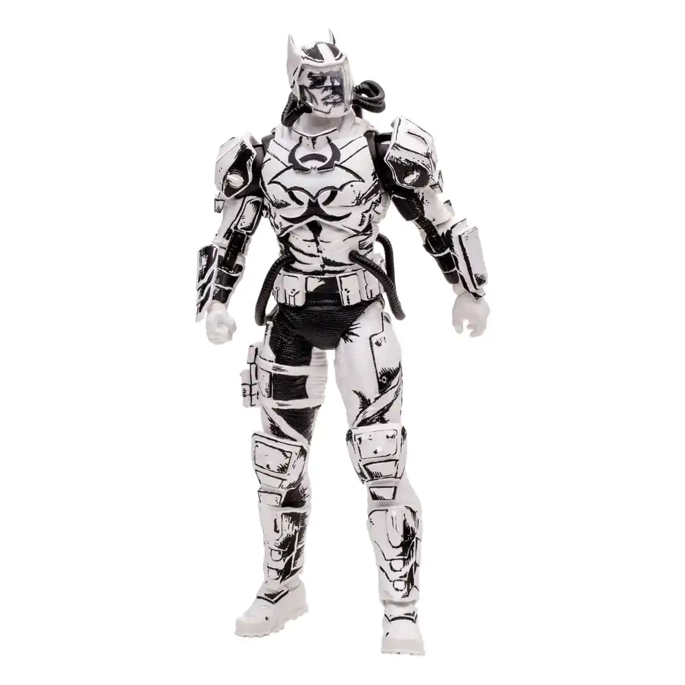 DC Multiverse Actionfigur Hazmat Suit Batman (Line Art) (Gold Label) 18 cm Produktfoto