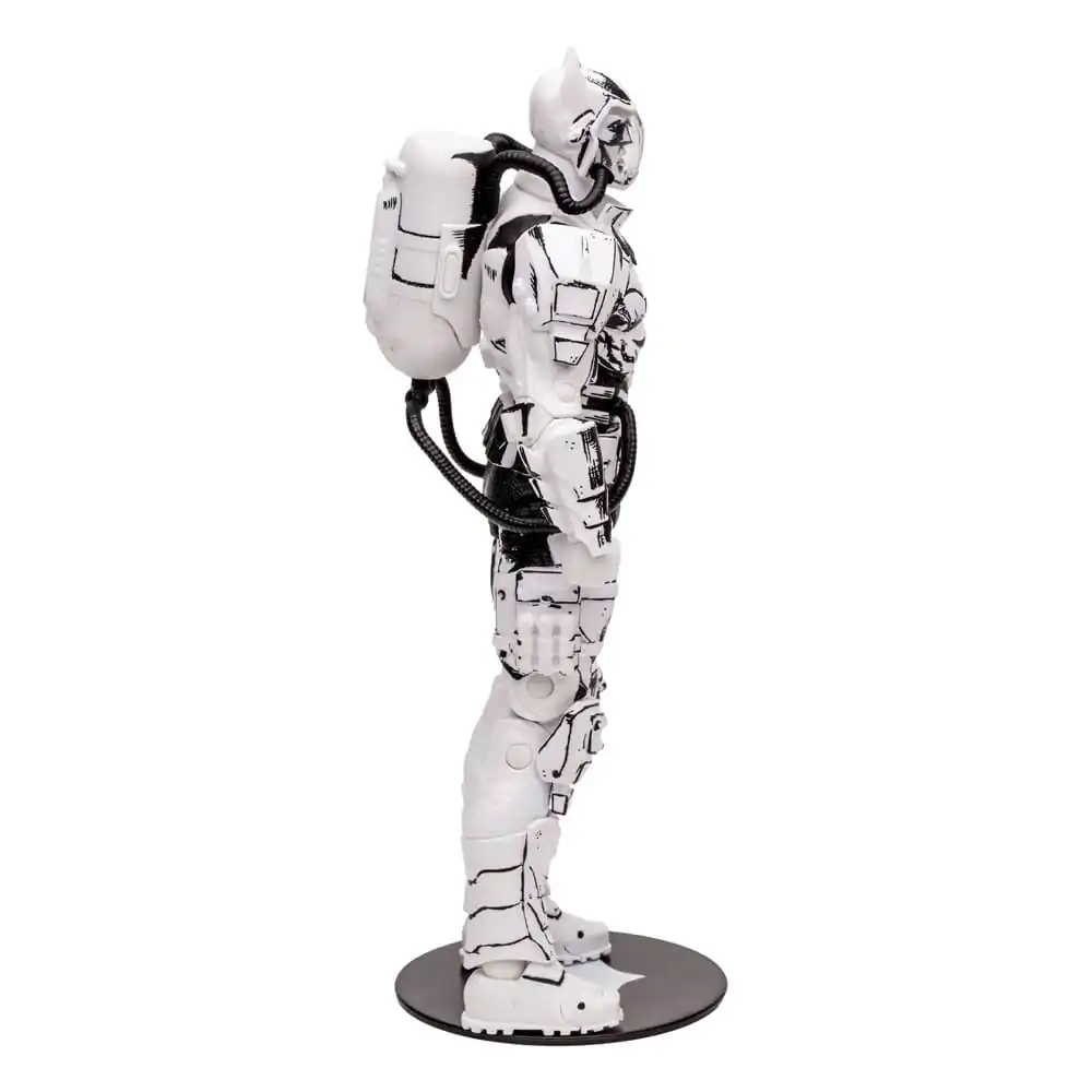DC Multiverse Actionfigur Hazmat Suit Batman (Line Art) (Gold Label) 18 cm Produktfoto