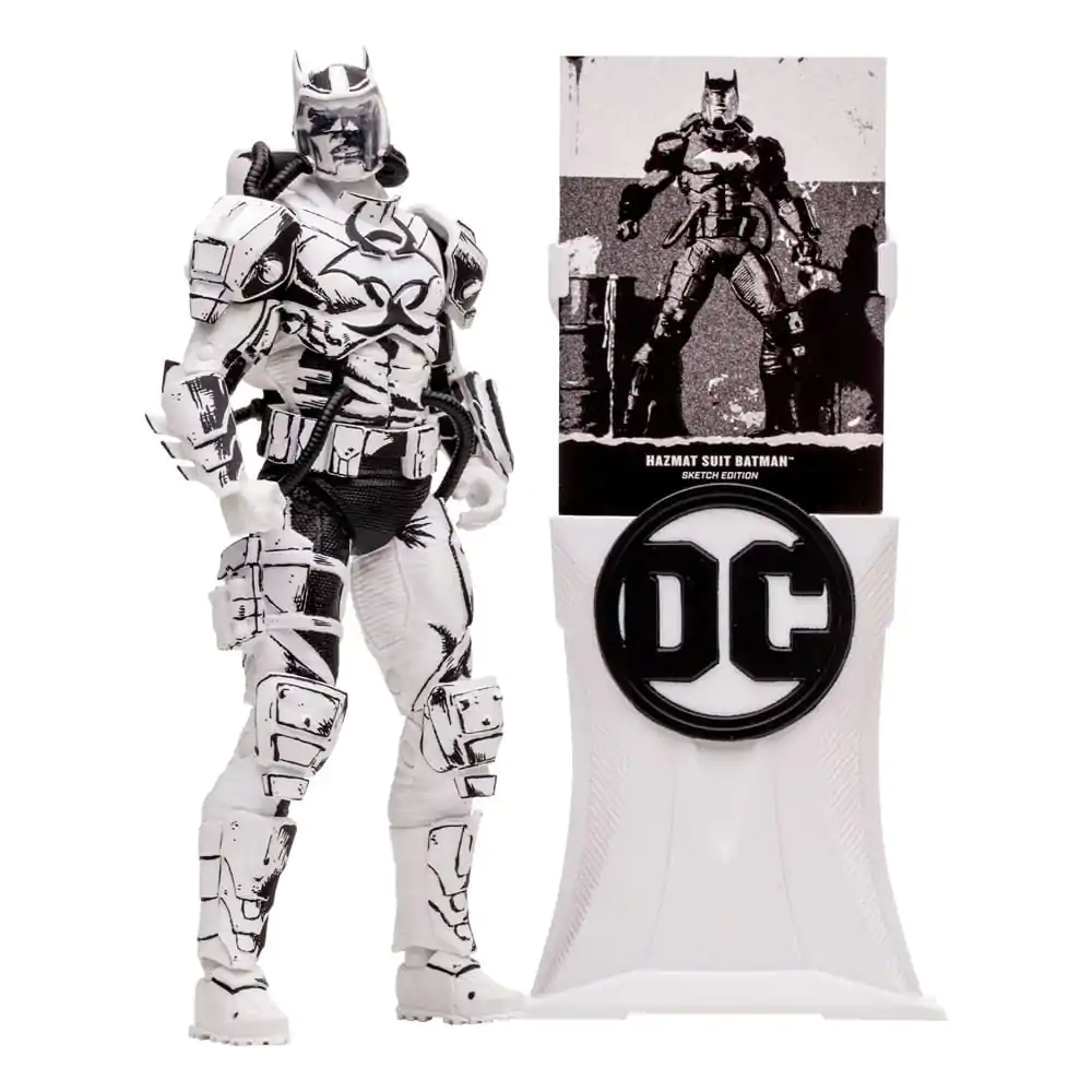DC Multiverse Actionfigur Hazmat Suit Batman (Line Art) (Gold Label) 18 cm Produktfoto