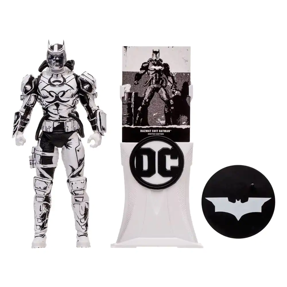 DC Multiverse Actionfigur Hazmat Suit Batman (Line Art) (Gold Label) 18 cm Produktfoto