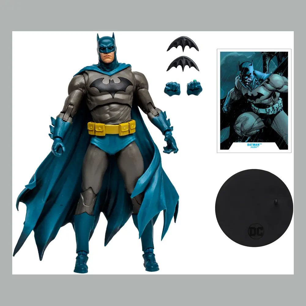 DC Multiverse Action Figur Hush Batman (Blue/Grey Variant) 18 cm Produktfoto