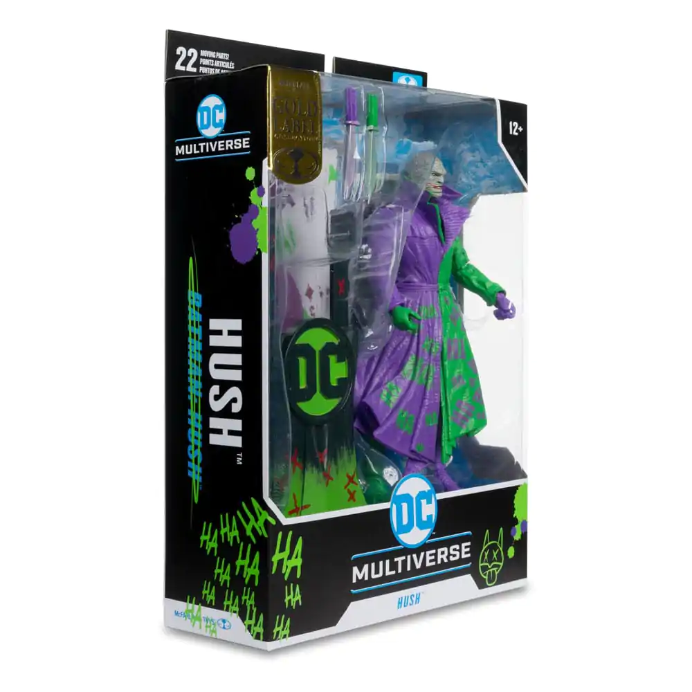 DC Multiverse Actionfigur Hush (Batman: Hush) Jokerized (Gold Label) 18 cm termékfotó