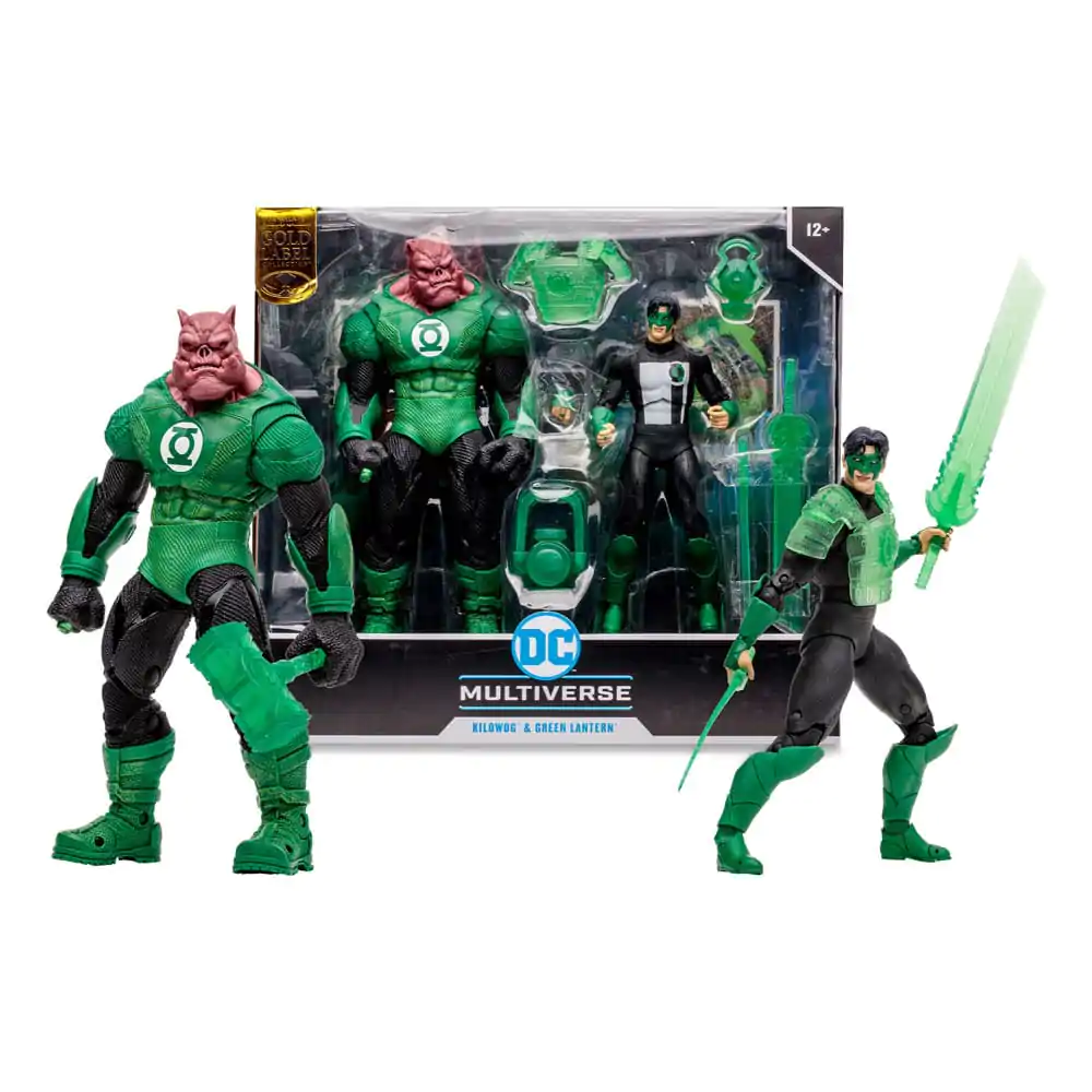 DC Multiverse Actionfiguren 2er-Pack Kilowog &amp; Green Lantern (Gold Label) 18 cm Produktfoto