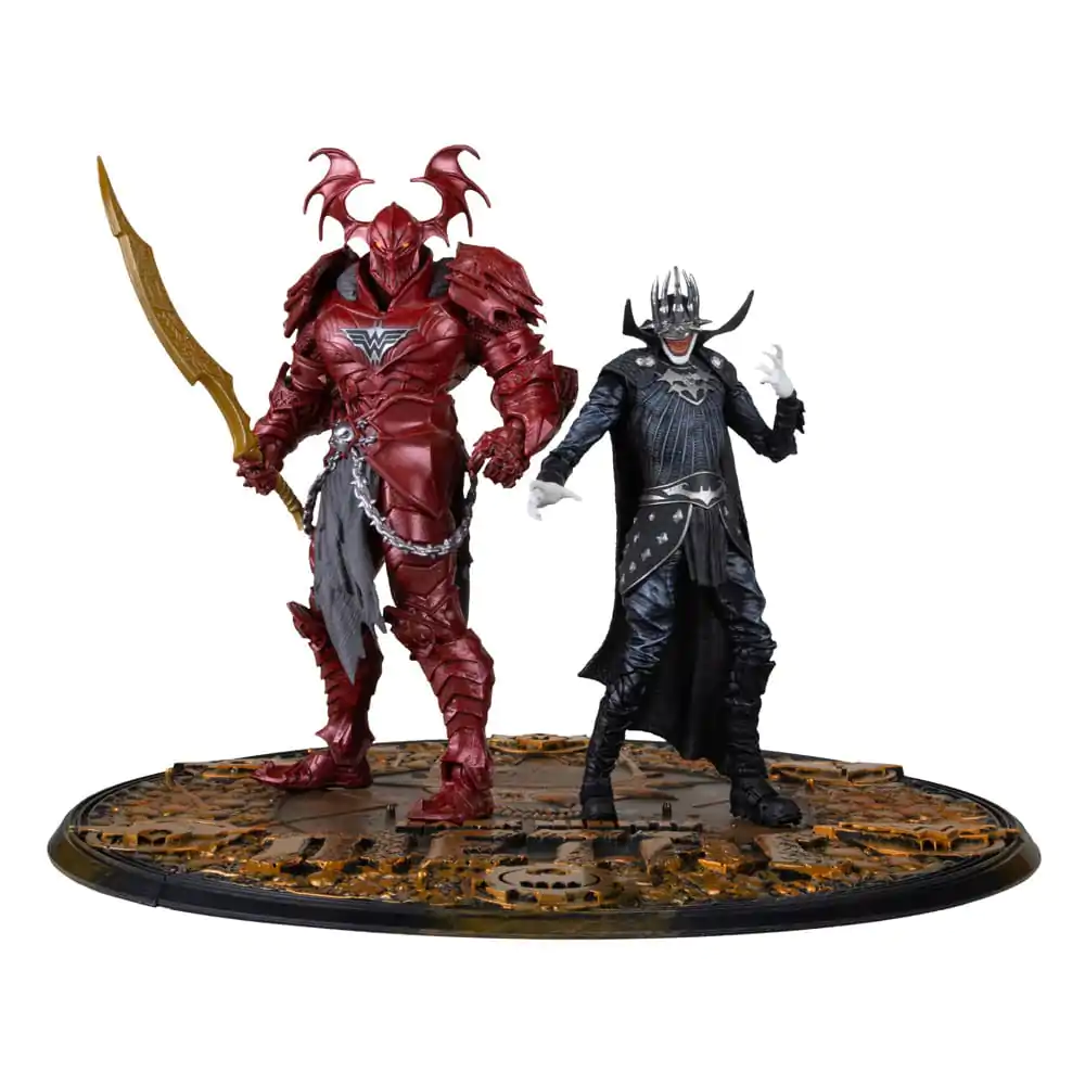 DC Multiverse McFarlane Sammler-Edition Actionfigur 2er-Pack #04 Batman who laughs (Knight Armor) & Merciless (Dark Multiverse) 18 cm Produktfoto