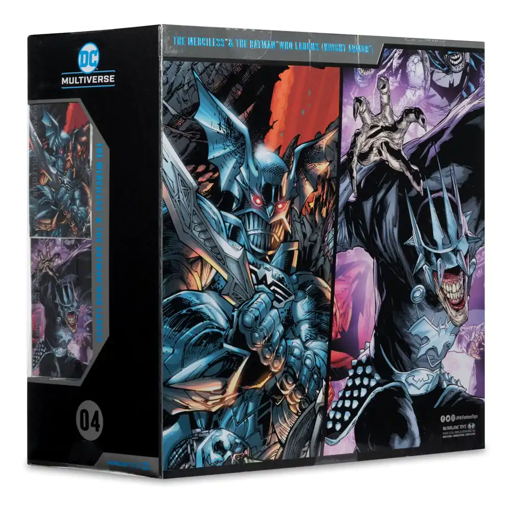 DC Multiverse McFarlane Sammler-Edition Actionfigur 2er-Pack #04 Batman who laughs (Knight Armor) & Merciless (Dark Multiverse) 18 cm Produktfoto