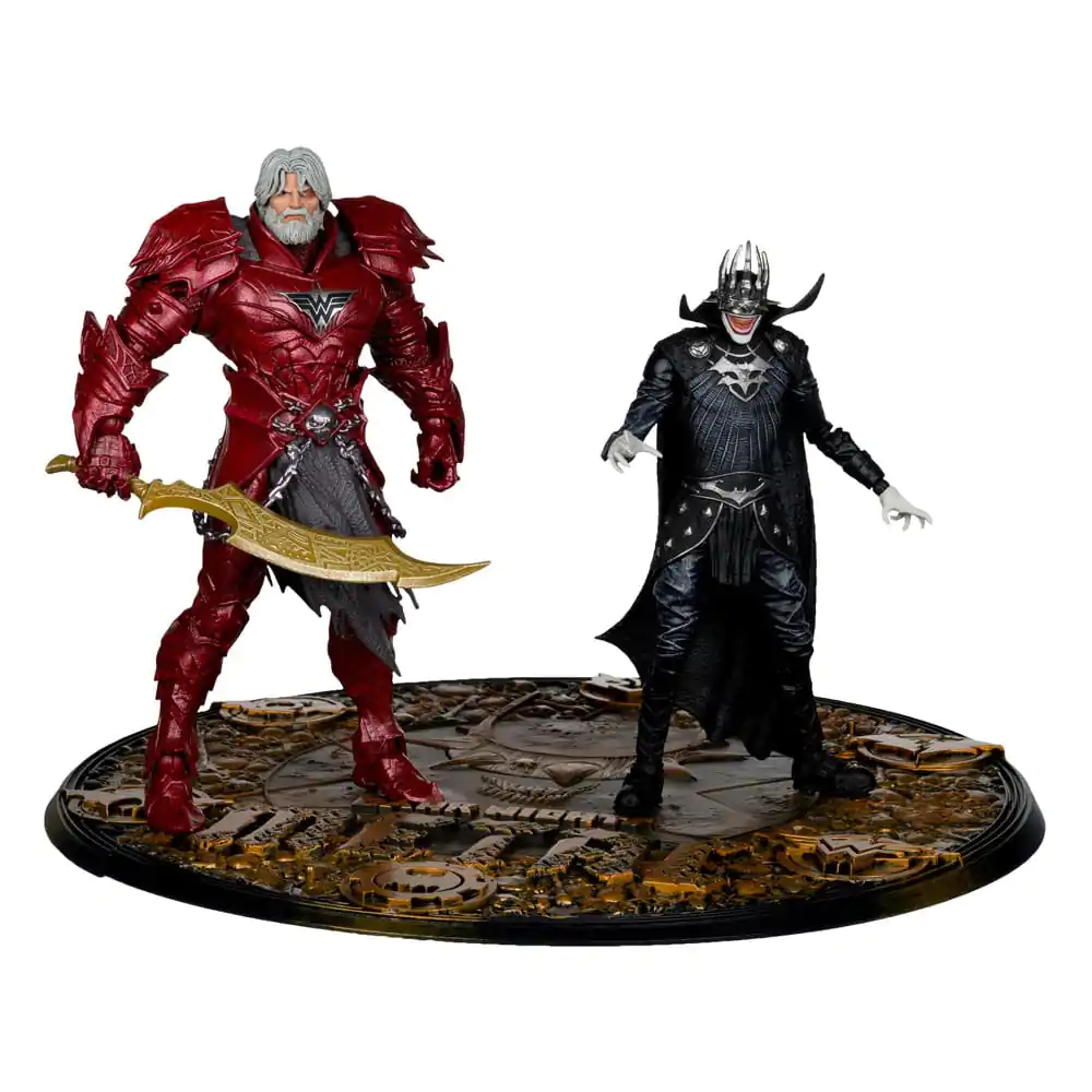 DC Multiverse McFarlane Sammler-Edition Actionfigur 2er-Pack #04 Batman who laughs (Knight Armor) & Merciless (Dark Multiverse) 18 cm Produktfoto