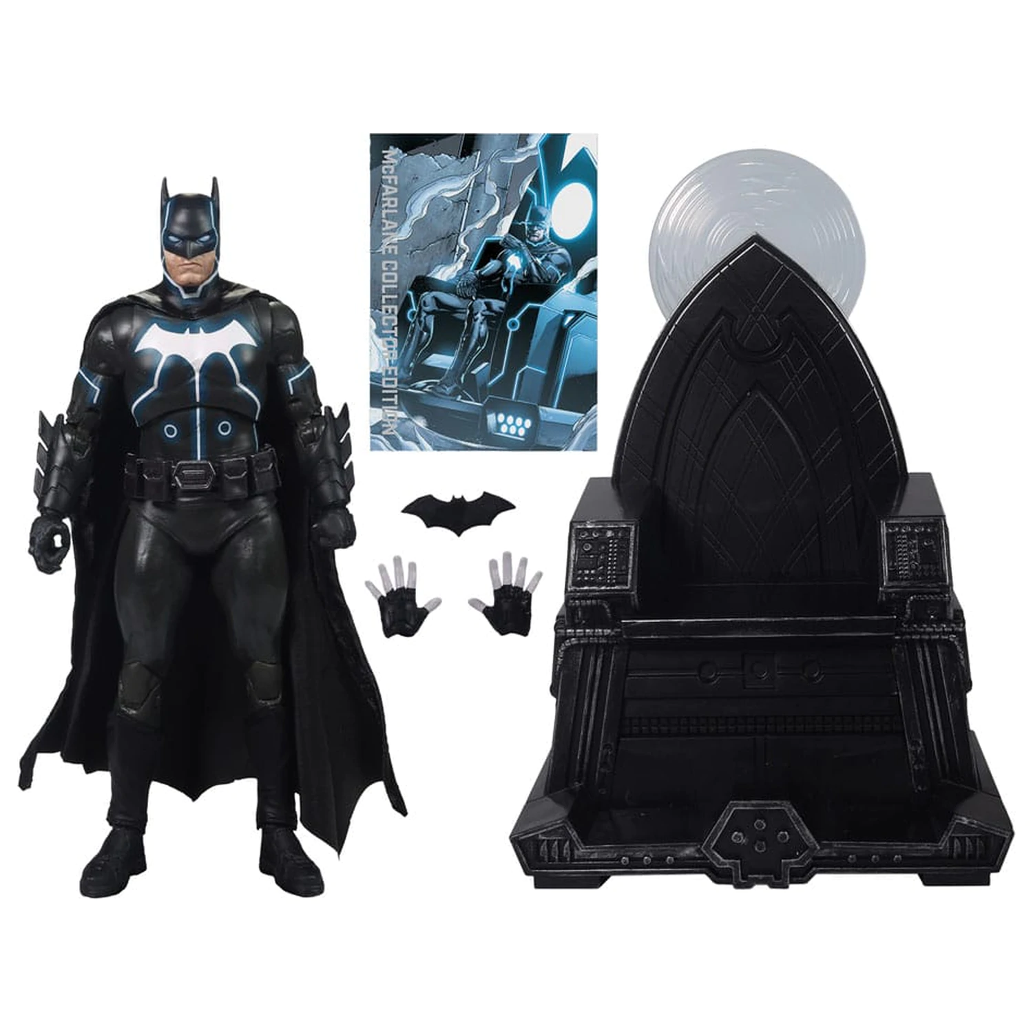 DC Multiverse McFarlane Collector Edition Action-Figur #47 Batman & Mobius Chair (Darkseid War) 18 cm Produktfoto