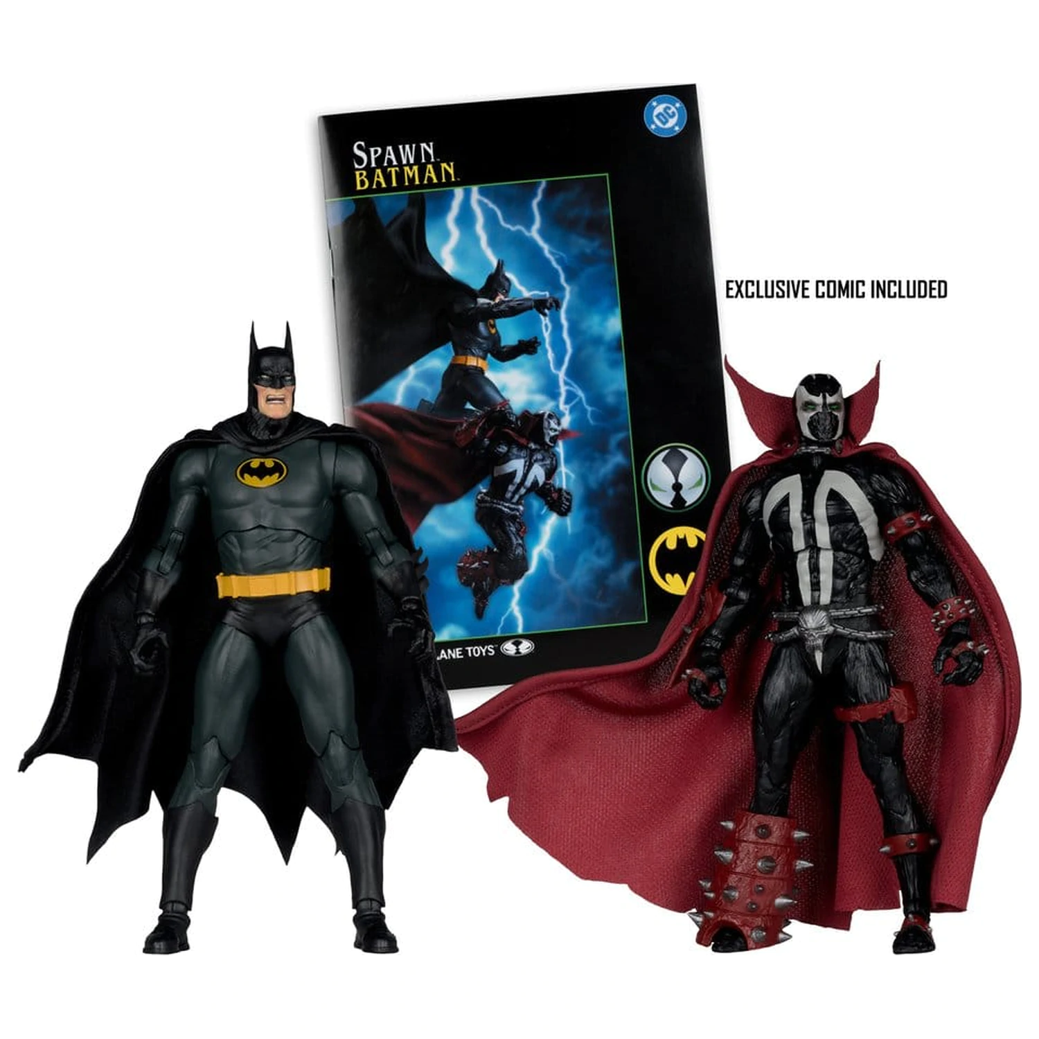 DC Multiverse McFarlane Collector Edition Actionfigur 2er-Pack Batman & Spawn (Gold Label) 18 cm Produktfoto