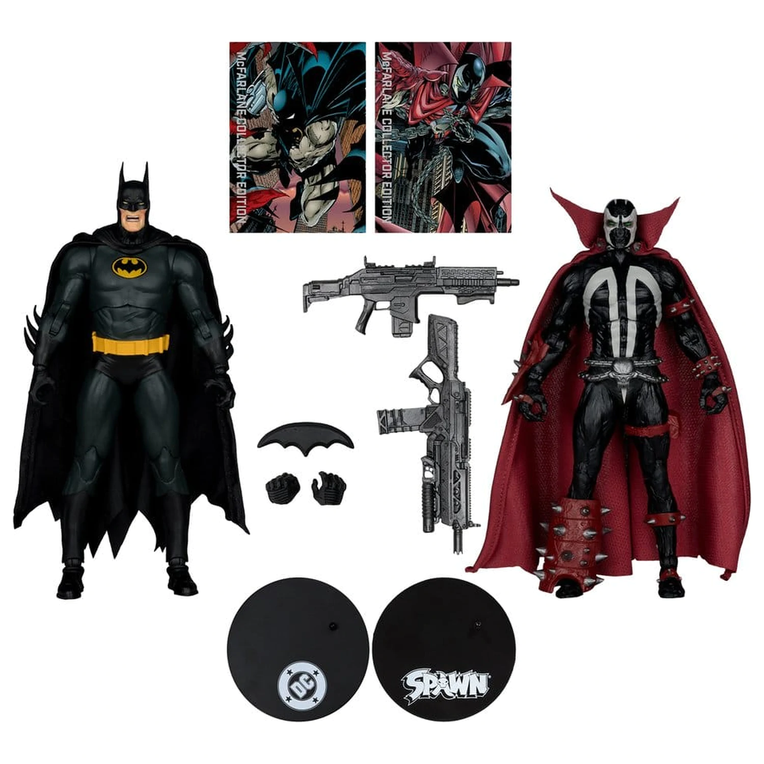 DC Multiverse McFarlane Collector Edition Actionfigur 2er-Pack Batman & Spawn (Gold Label) 18 cm Produktfoto