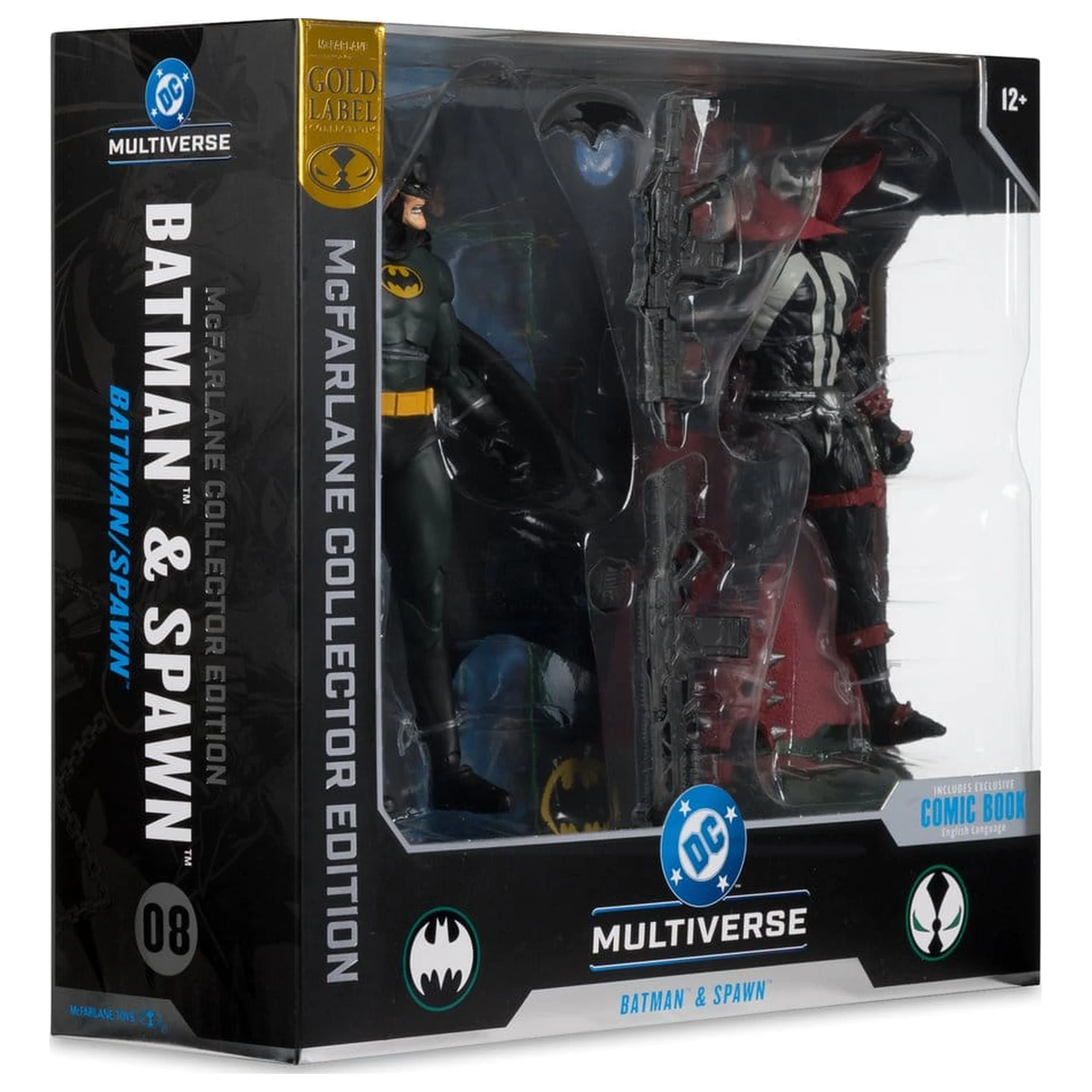 DC Multiverse McFarlane Collector Edition Actionfigur 2er-Pack Batman & Spawn (Gold Label) 18 cm Produktfoto