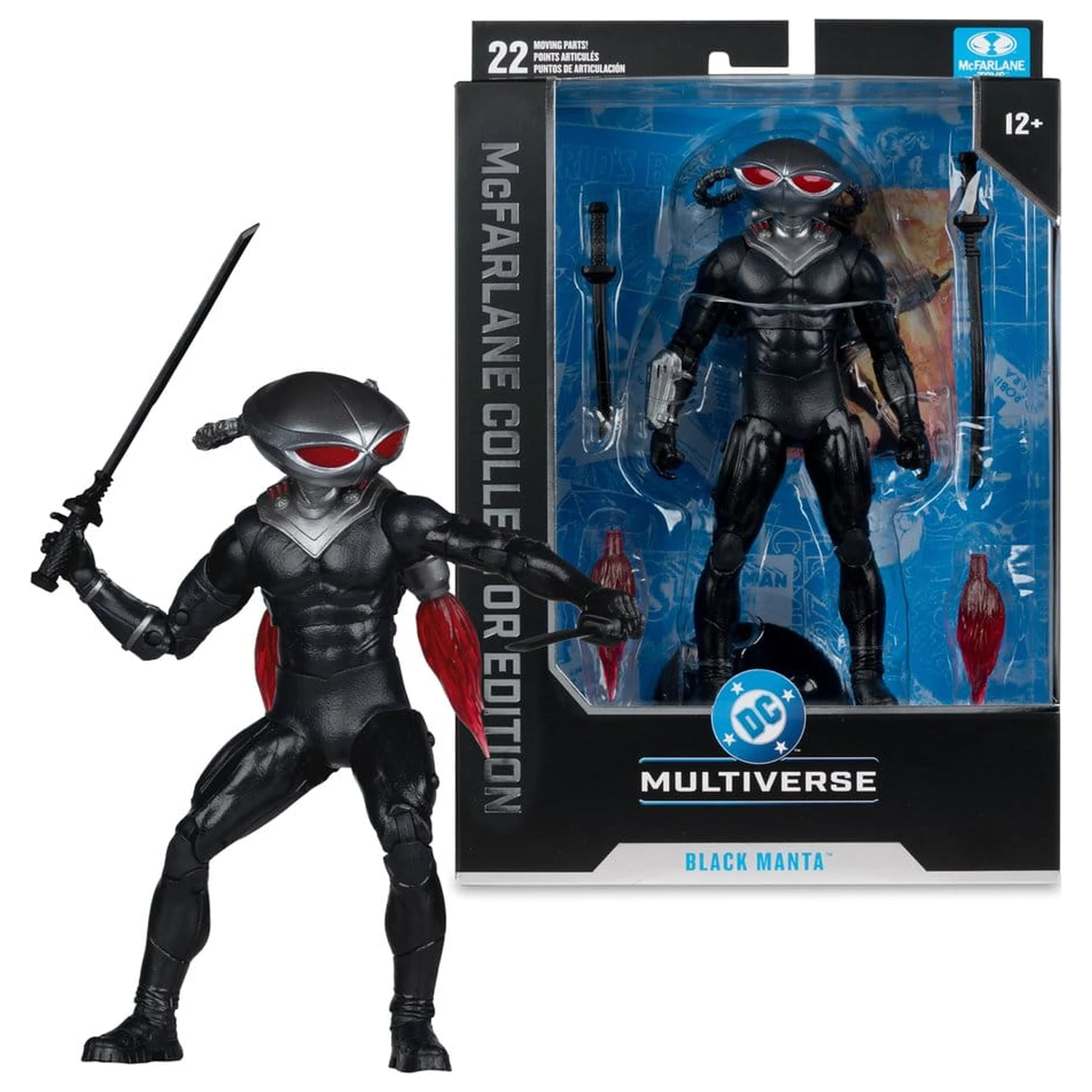 DC Multiverse McFarlane Collector Edition Actionfigur Black Manta (DC Classic #68) 18 cm Produktfoto