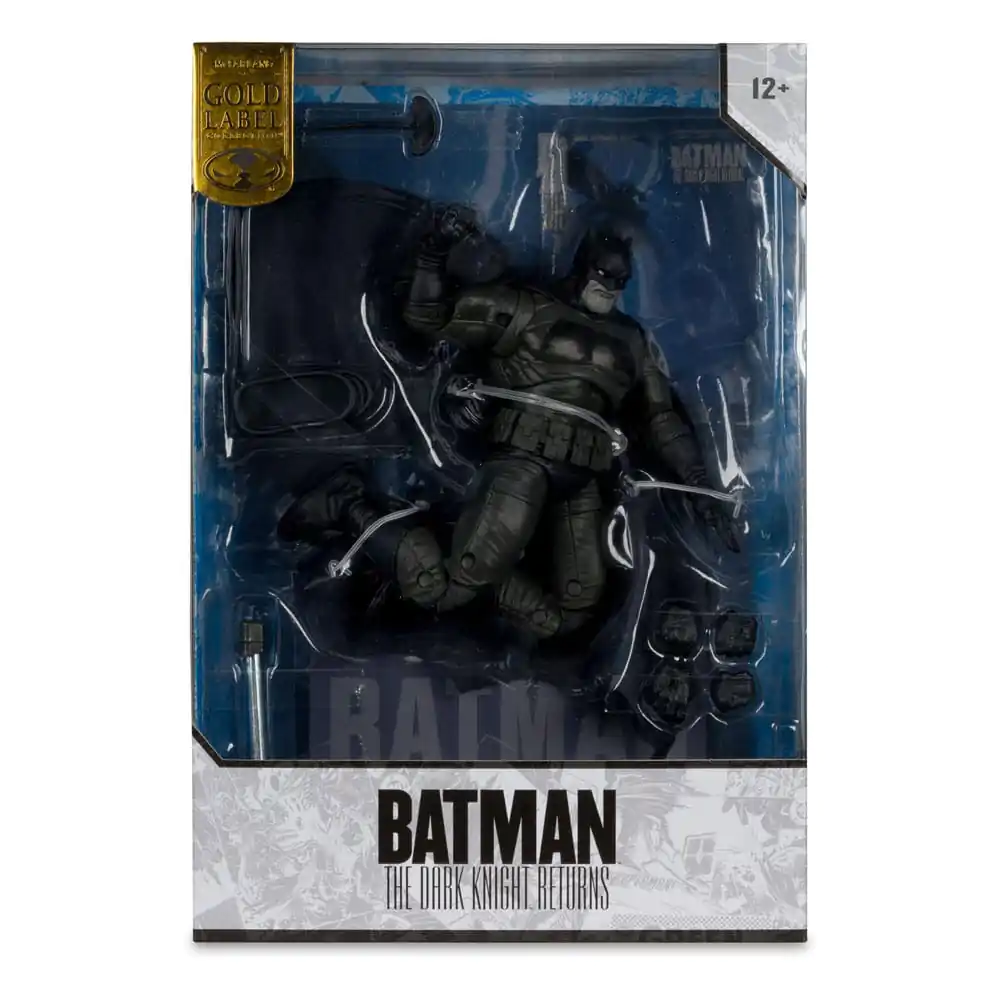 DC Multiverse McFarlane Cover Recreations Actionfigur Batman (Batman: The Dark Knight Returns #1) (Gold Label) 18 cm Produktfoto