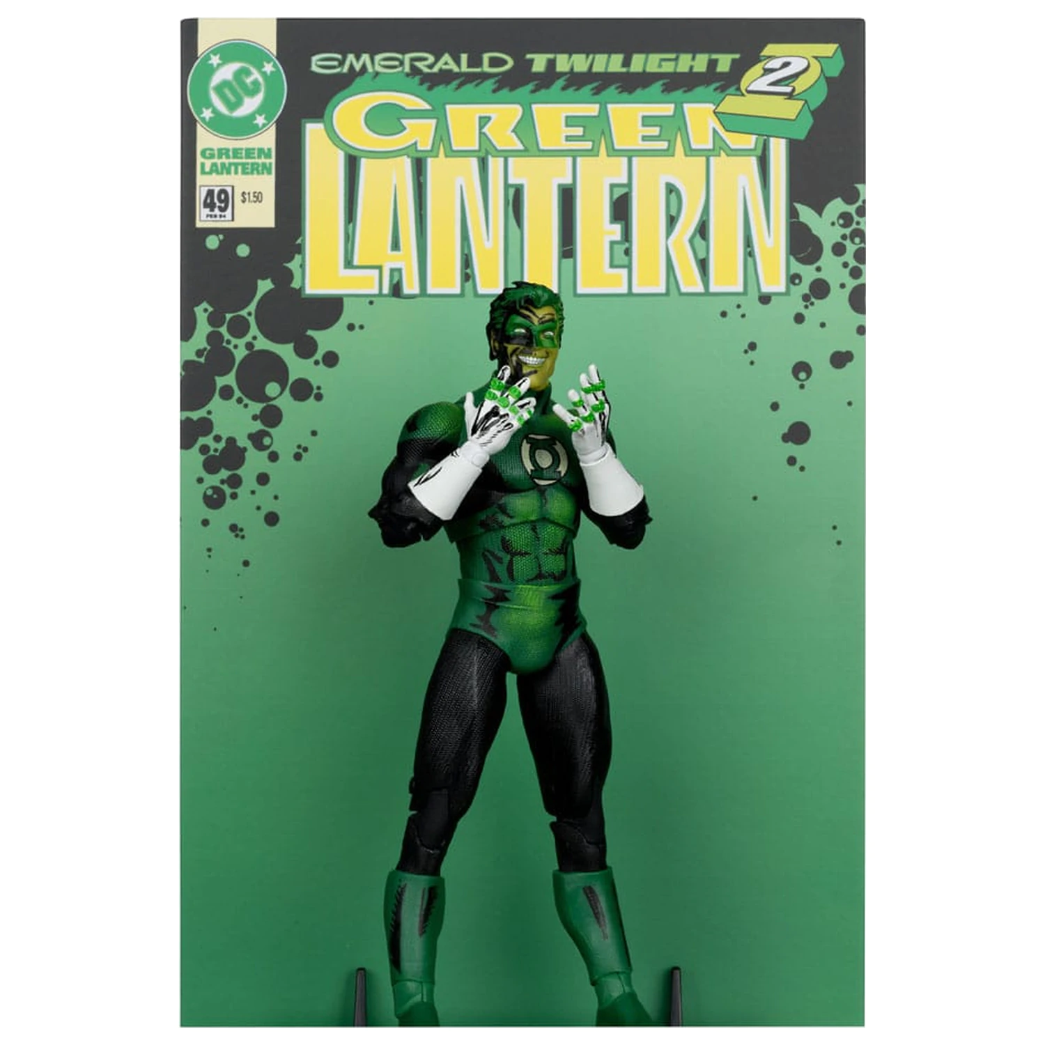 DC Multiverse McFarlane Cover Recreations Action-Figur Green Lantern (Emerald Twilight) (Gold Label) 18 cm Produktfoto