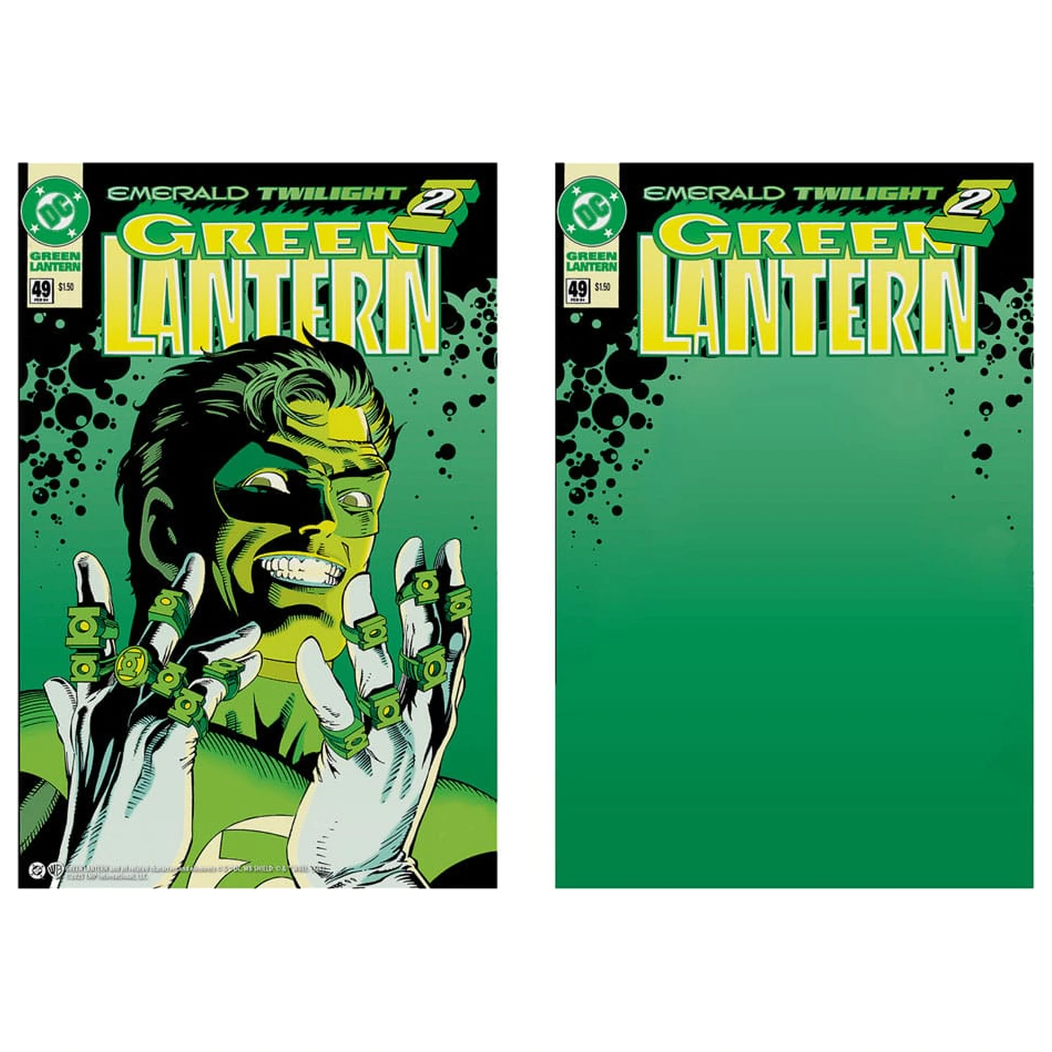 DC Multiverse McFarlane Cover Recreations Action-Figur Green Lantern (Emerald Twilight) (Gold Label) 18 cm Produktfoto