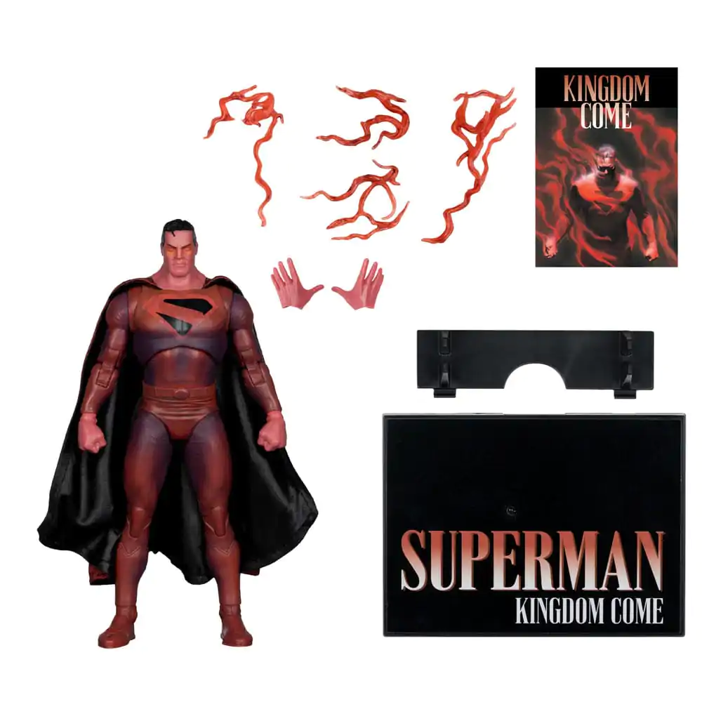 DC Multiverse McFarlane Cover Recreations Action Figur Superman (Kingdom Come) (Gold Label) 18 cm Produktfoto