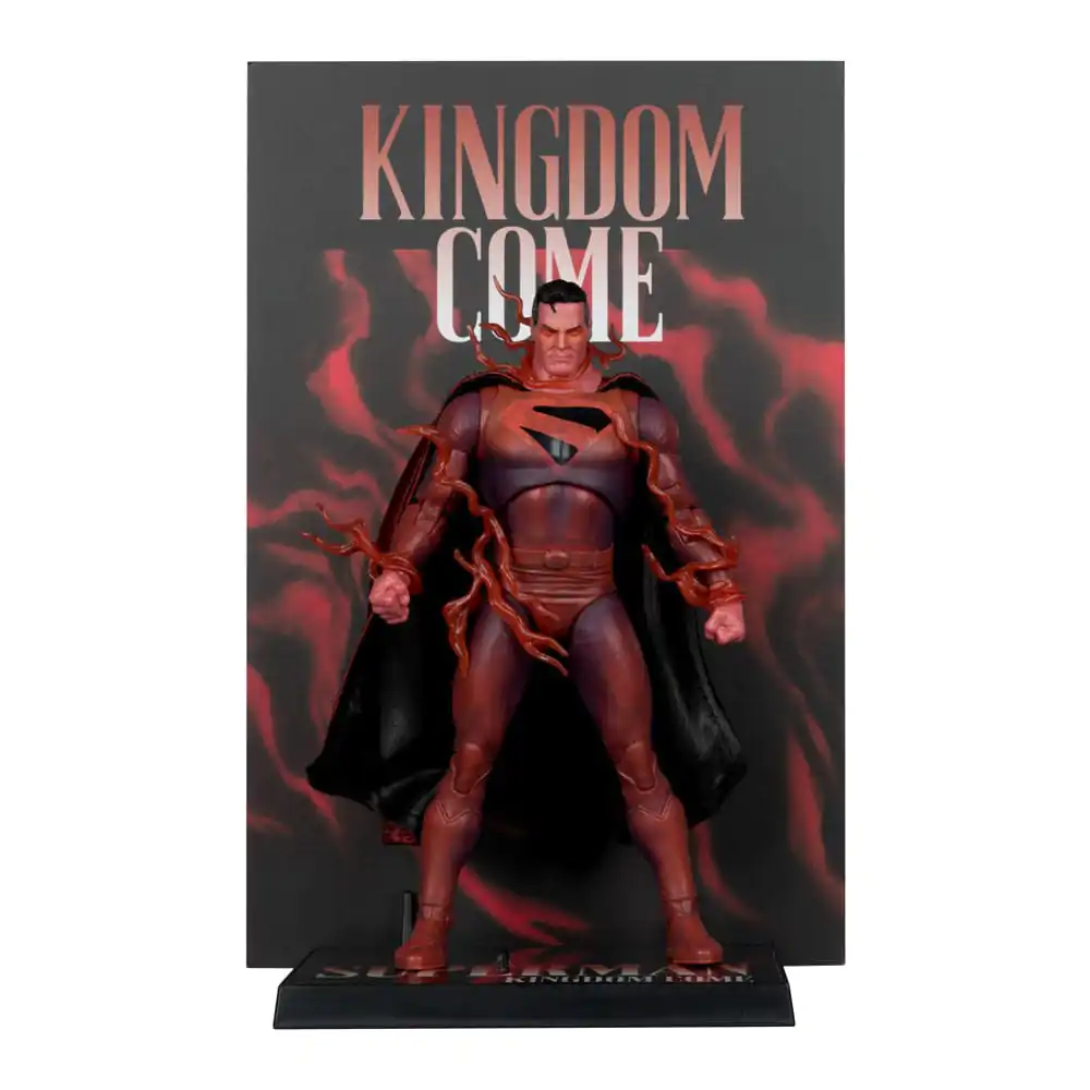 DC Multiverse McFarlane Cover Recreations Action Figur Superman (Kingdom Come) (Gold Label) 18 cm Produktfoto