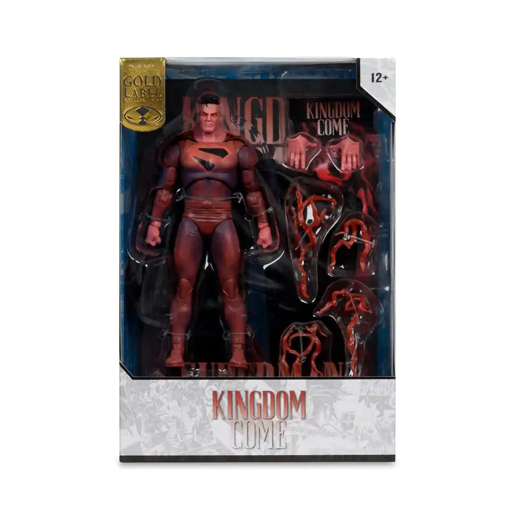 DC Multiverse McFarlane Cover Recreations Action Figur Superman (Kingdom Come) (Gold Label) 18 cm Produktfoto